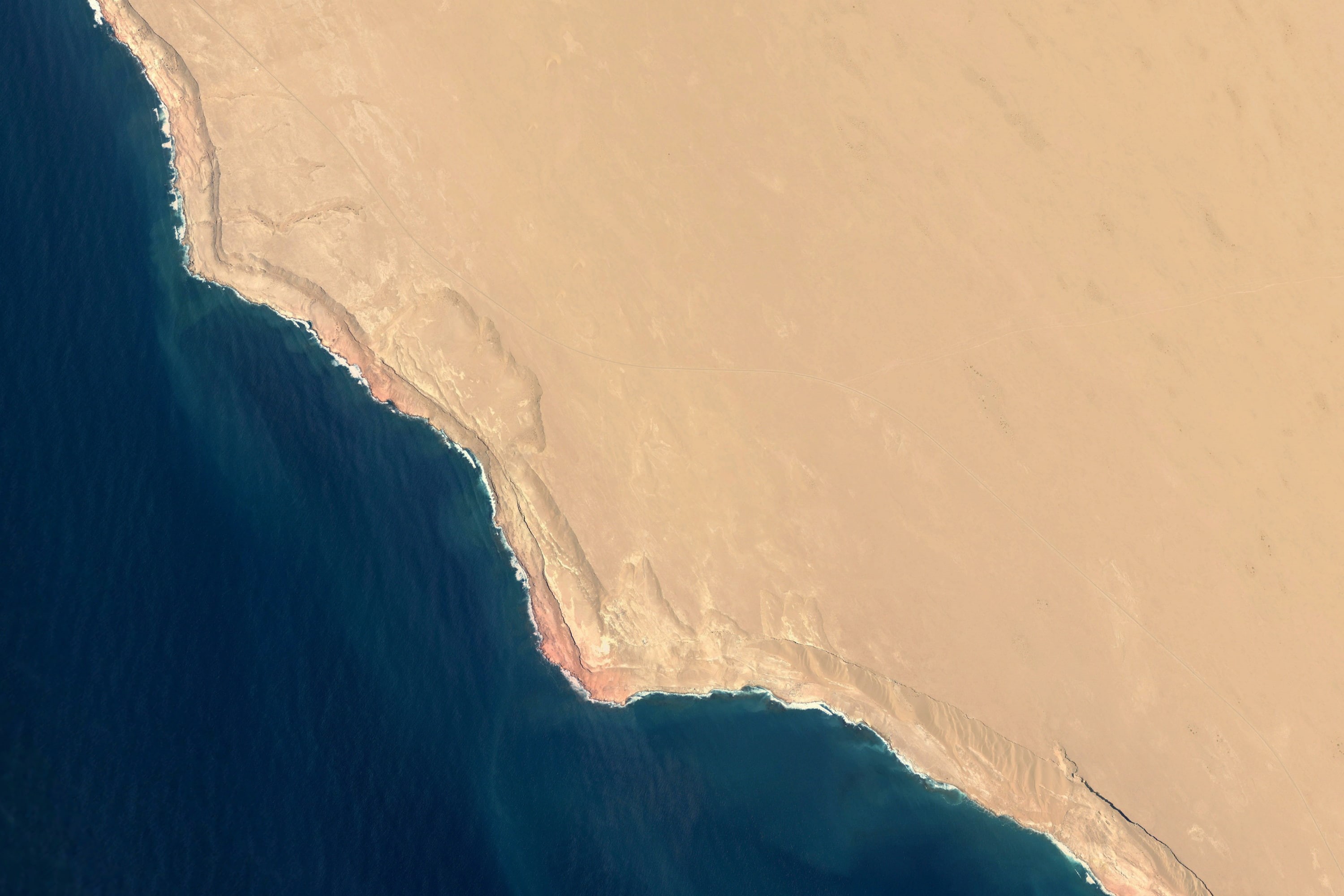 Stock, Chrome OS, HD, Coastline, Google Earth, Geographic, 2K, HD Wallpaper