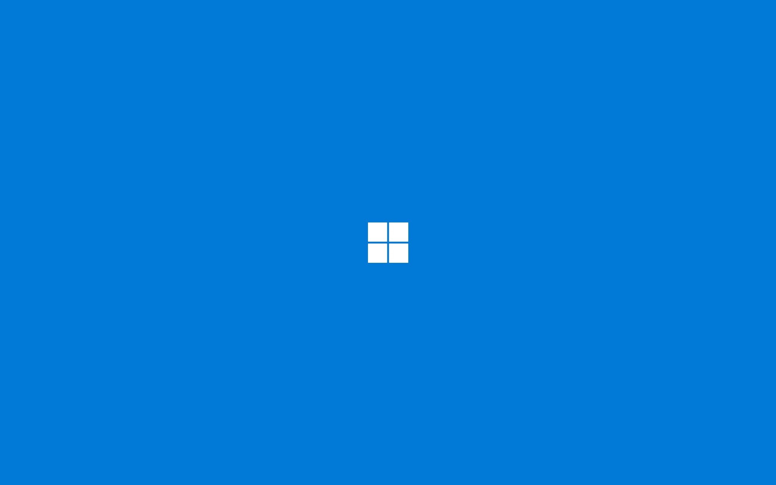 copy space, windows 10 microsoft windows operating systems minimalism logo simple background, low angle view, colored background, day, glowing, studio shot, HD Wallpaper