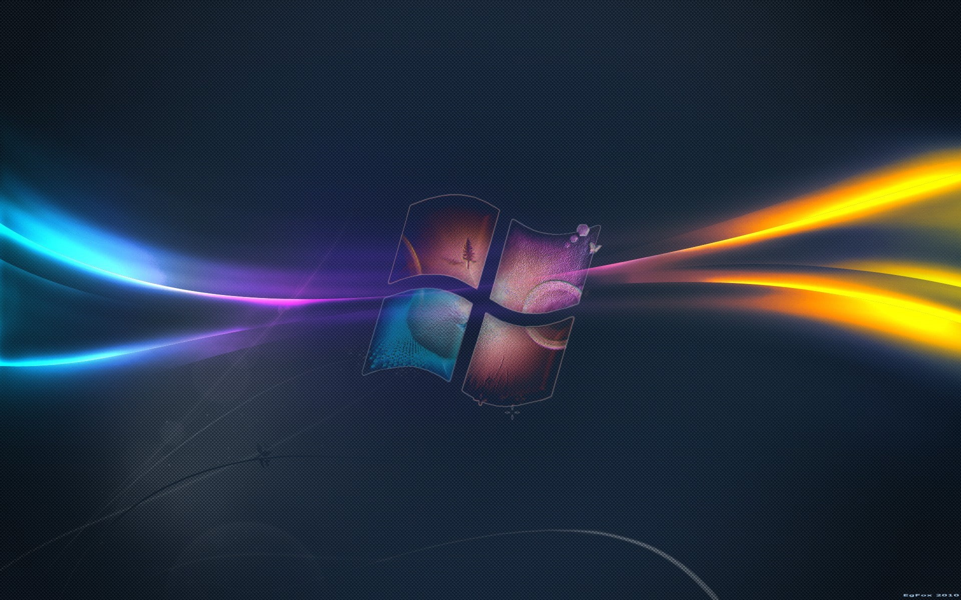 operating systems, digital art, Microsoft Windows, Windows 7, Microsoft, 1080P, simple, HD Wallpaper