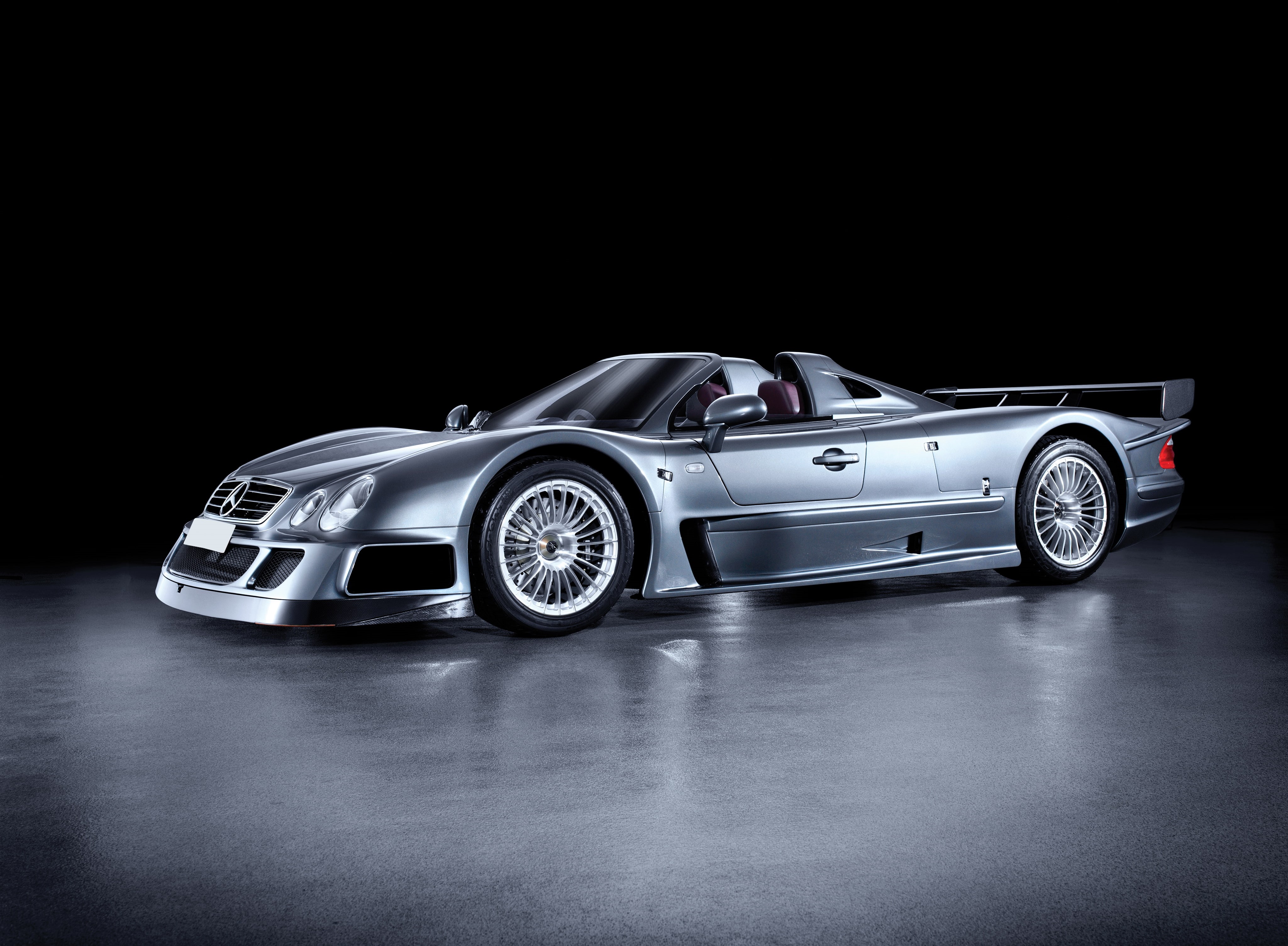 Roadster, supercar, AMG, Mercedes-Benz, Mercedes, 2006, GTR, RHD, Road Version, CLK, 4K, HD Wallpaper