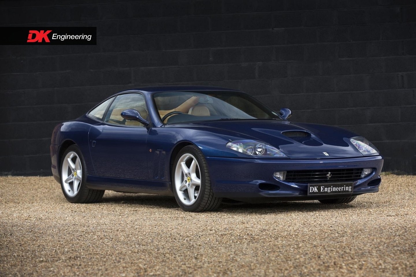 550, maranello, rhd, ferrari, 1999, 720P, cars, blue, HD Wallpaper