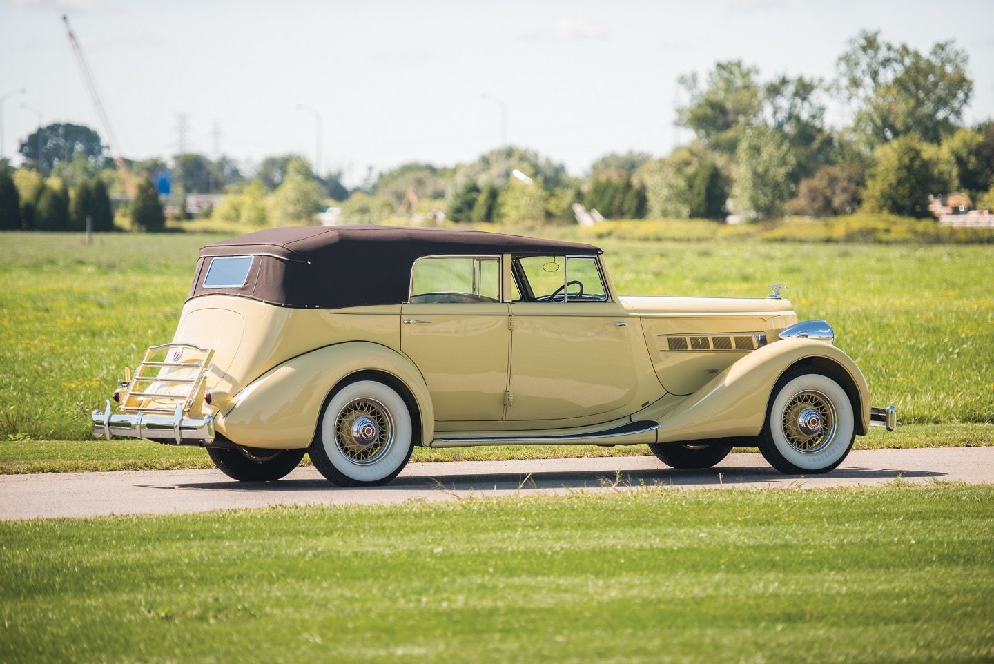sedan, 720P, classic, rhd, eight, 1935, convertible, cars, packard, HD Wallpaper