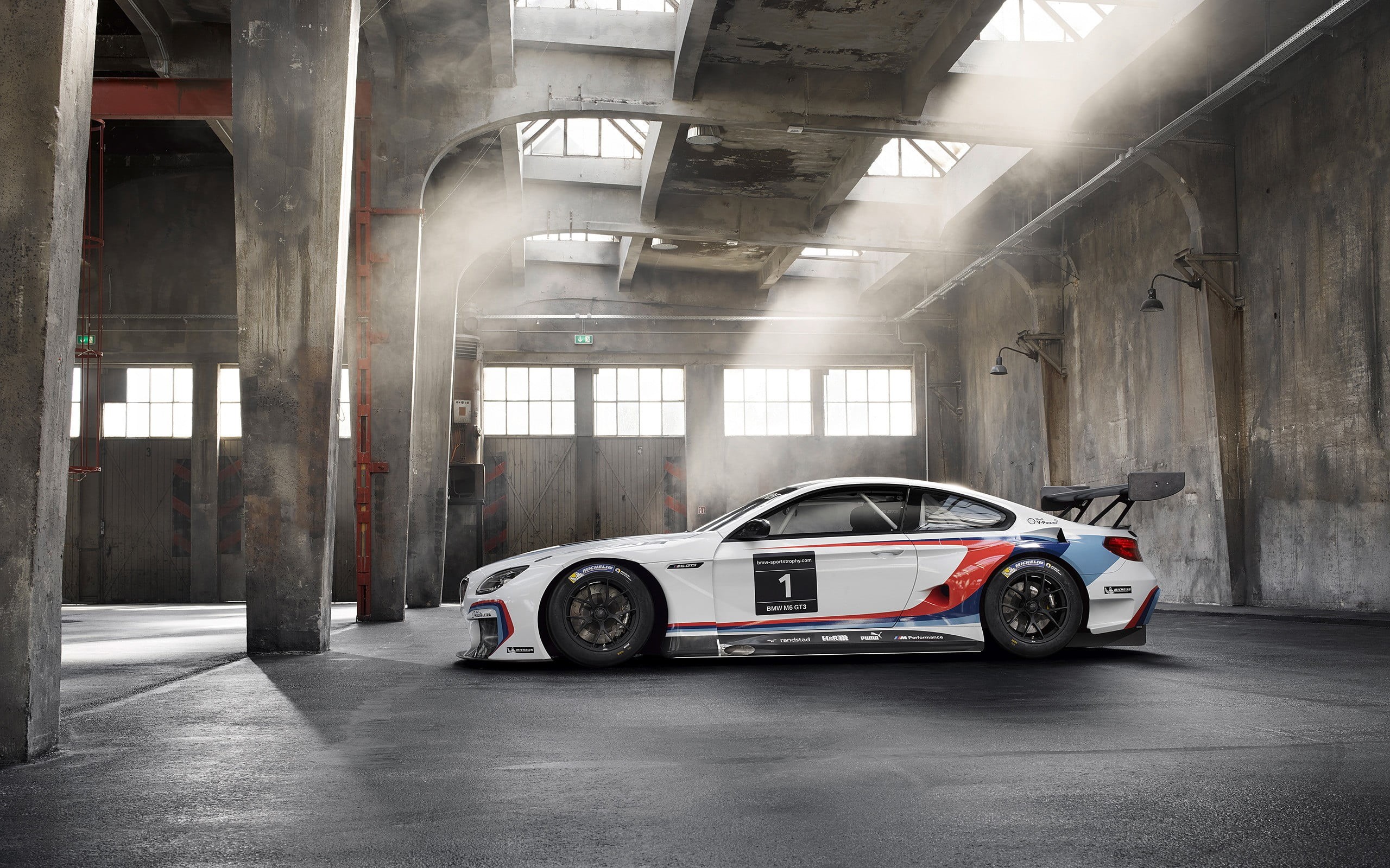 safety, transportation, protection, city, car, land vehicle, industry, security, building, garage, sports, white, motor vehicle, day, BMW M6 GT3, mode of transportation, HD Wallpaper