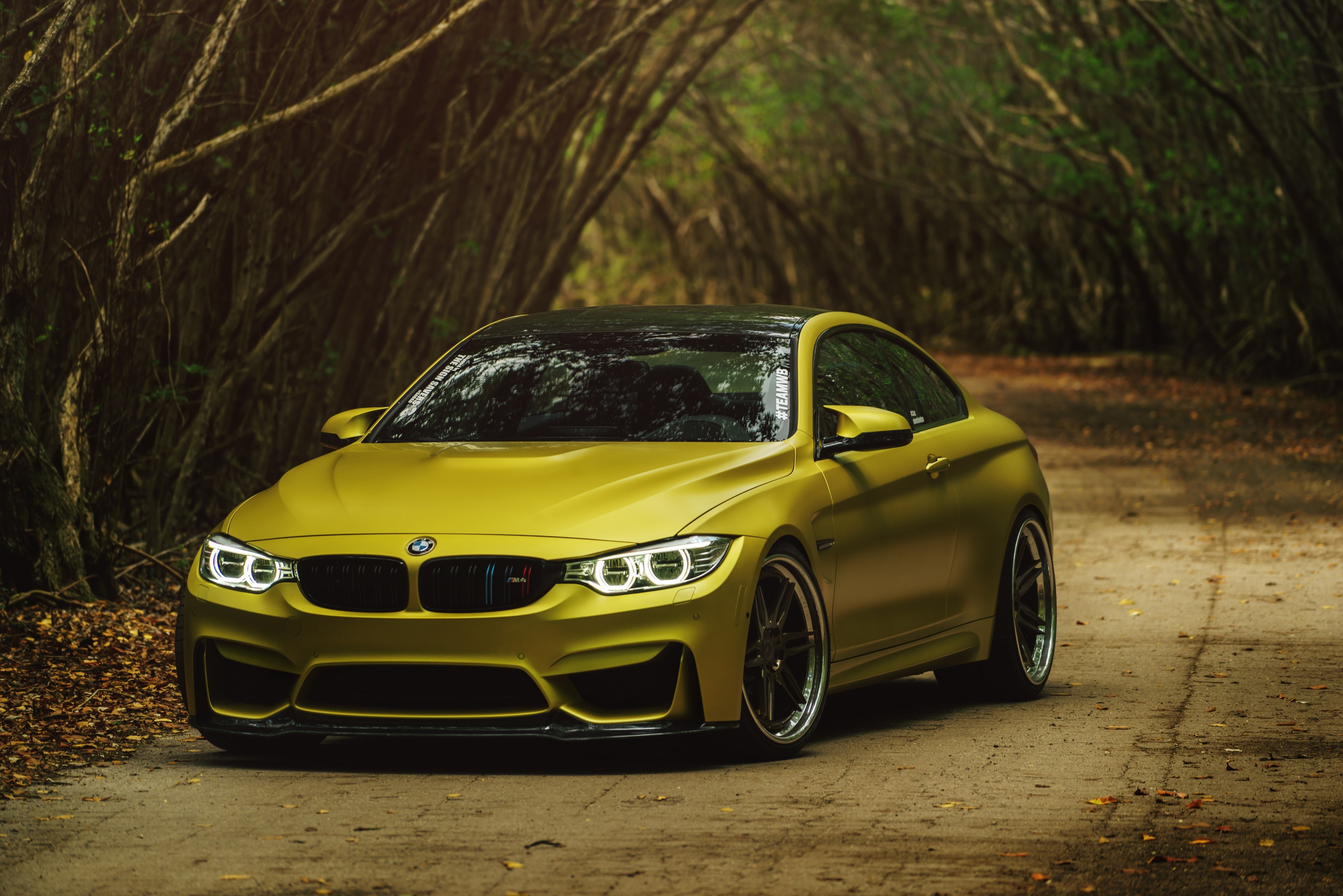 car, stationary, competition, mode of Transport, motor Vehicle, Austin Yellow, coupe, BMW M4, retro styled, expense, taxi, modern, mode of transportation, HD Wallpaper