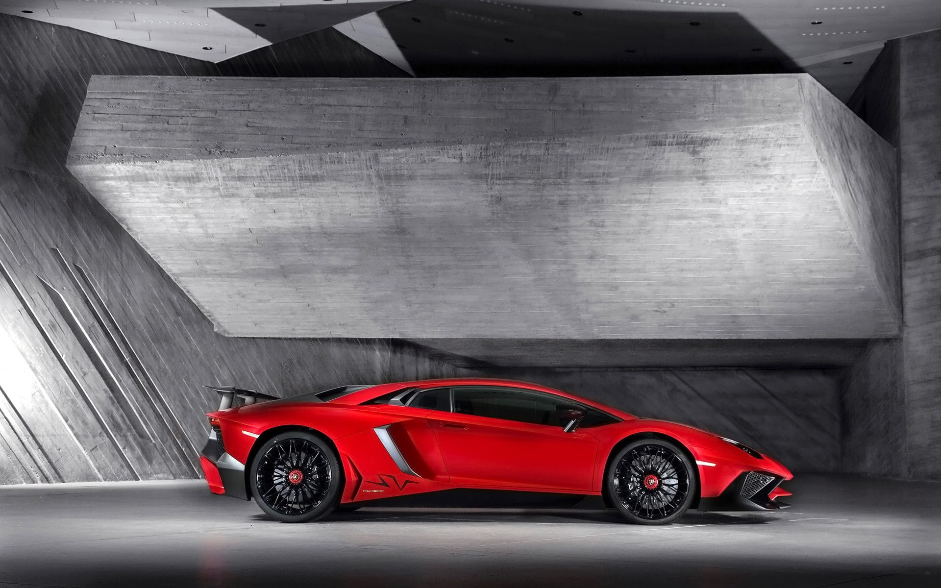 mode of transportation, no people, luxury, motion, high angle view, garage, motor vehicle, indoors, sports car, Lamborghini, parking lot, Lamborghini Aventador, HD Wallpaper