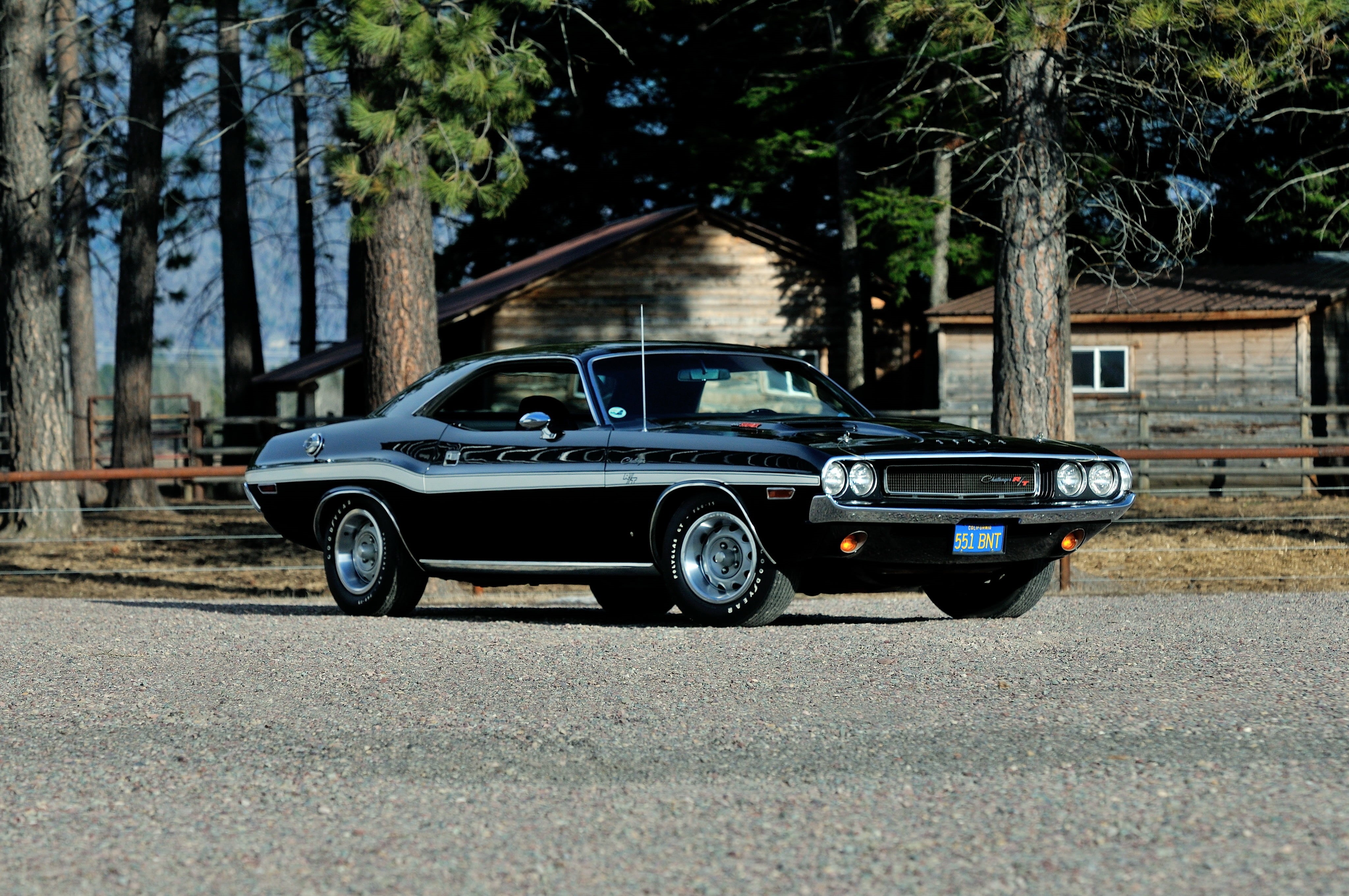land vehicle, mode of transportation, day, Six Pack, city, 4K, JS23, Dodge, street, R/T 440, tree, 1970, retro styled, vintage car, motor vehicle, outdoors, HD Wallpaper