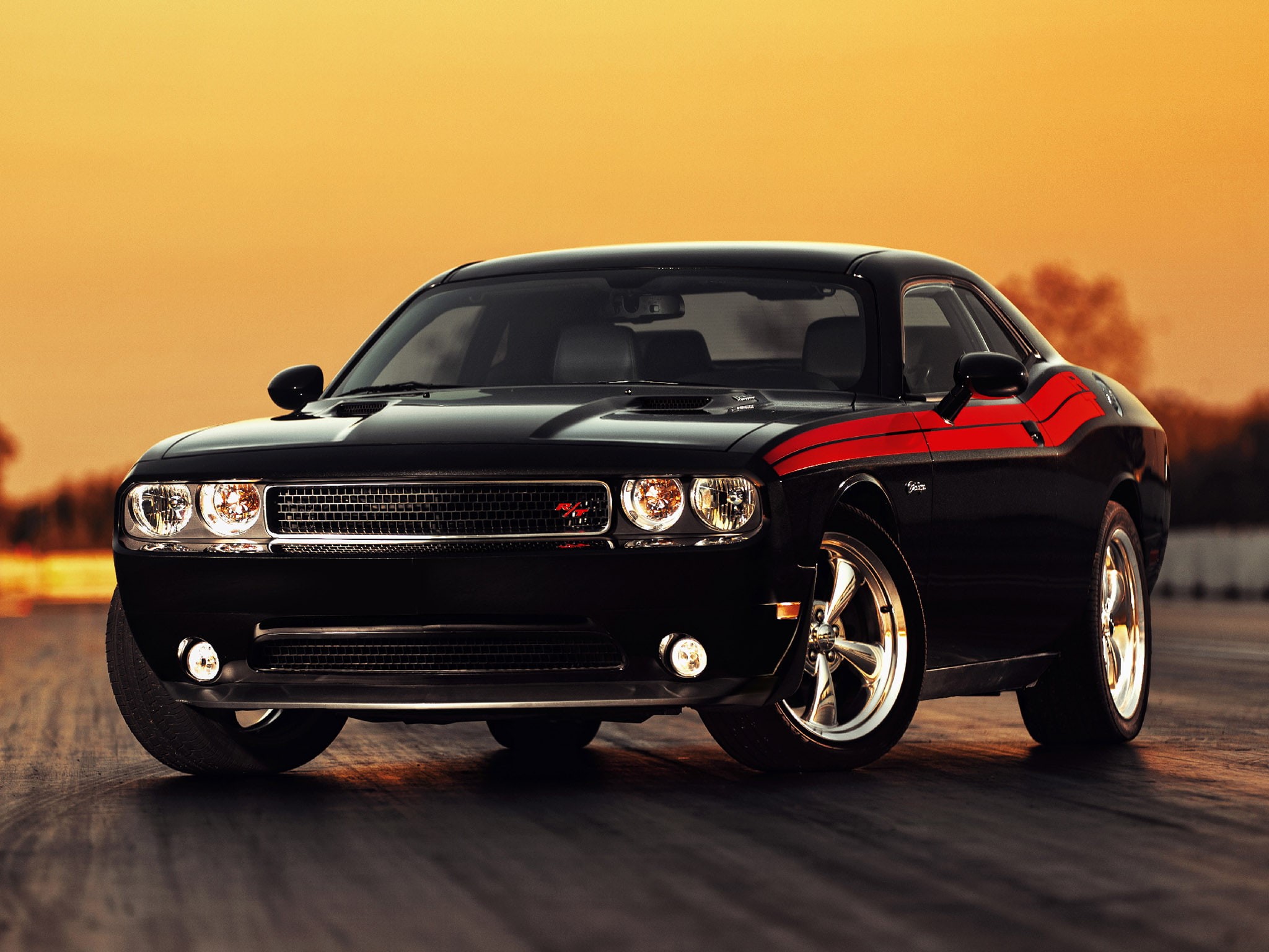 2010, 1080P, dodge, challenger, muscle, r t, HD Wallpaper
