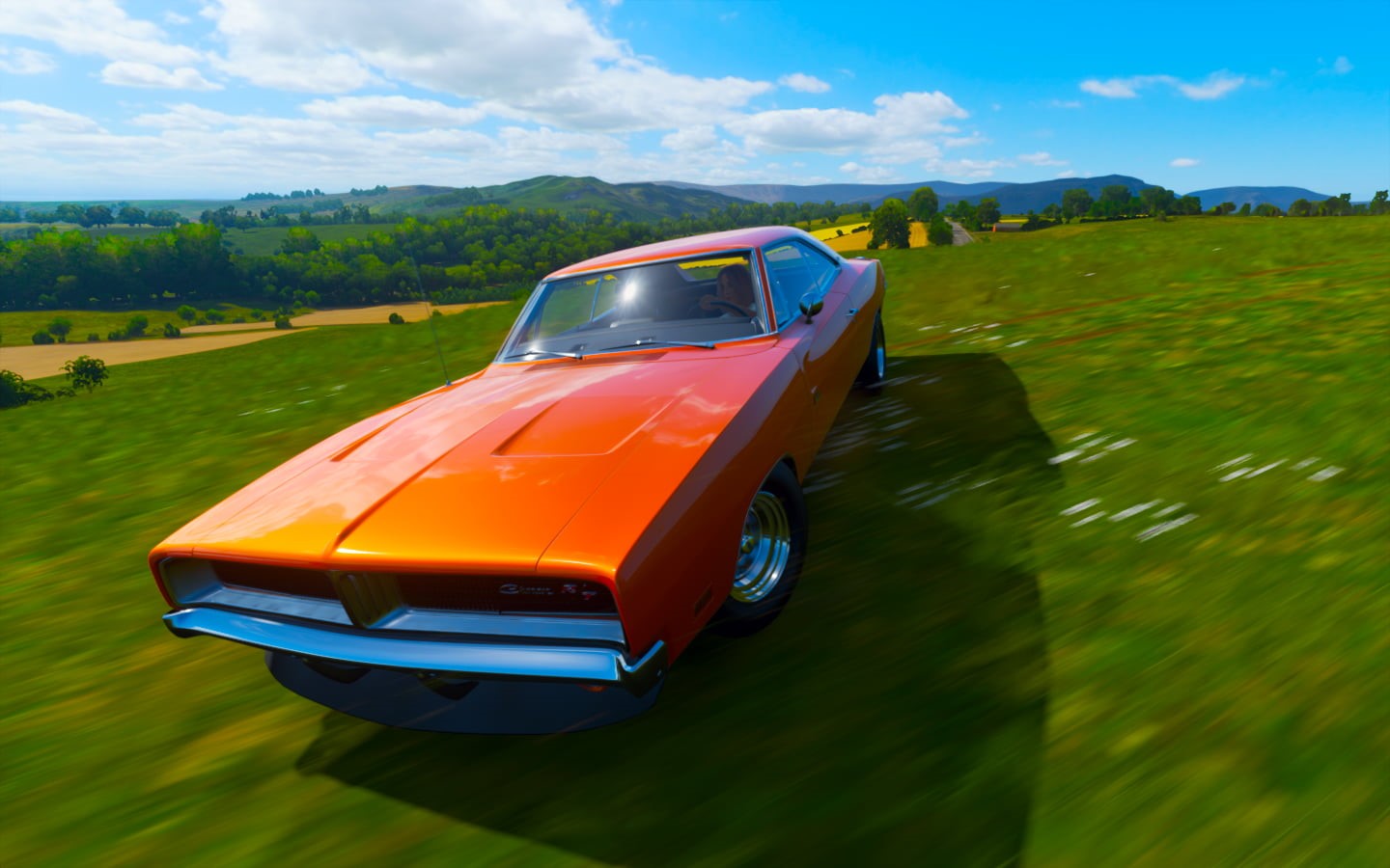 720P, Dodge Challenger R/T, Forza Horizon 4, speed-limit, HD Wallpaper