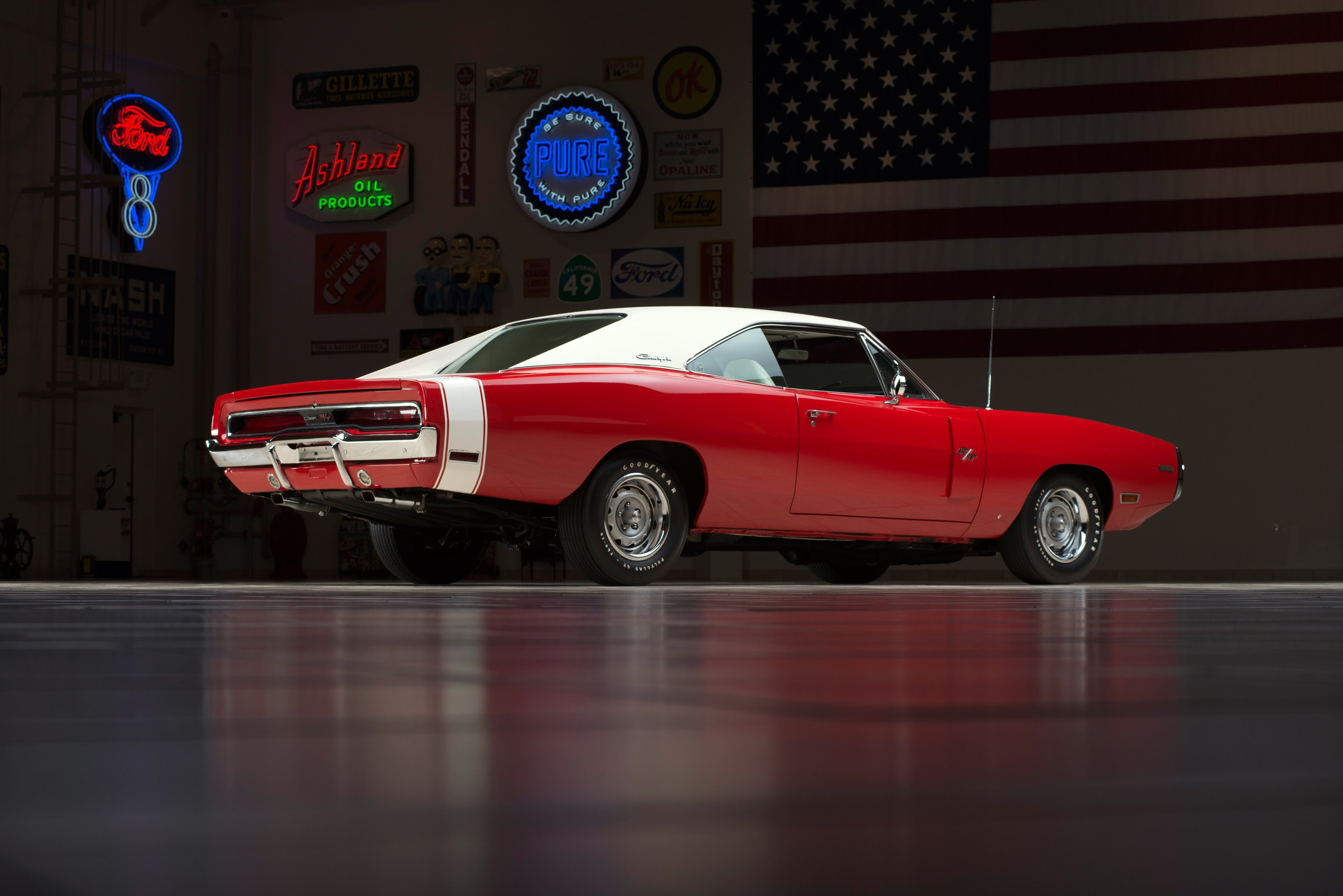 classic, muscle, 4K, dodge, charger, r-t, 1970, 426, hemi, HD Wallpaper