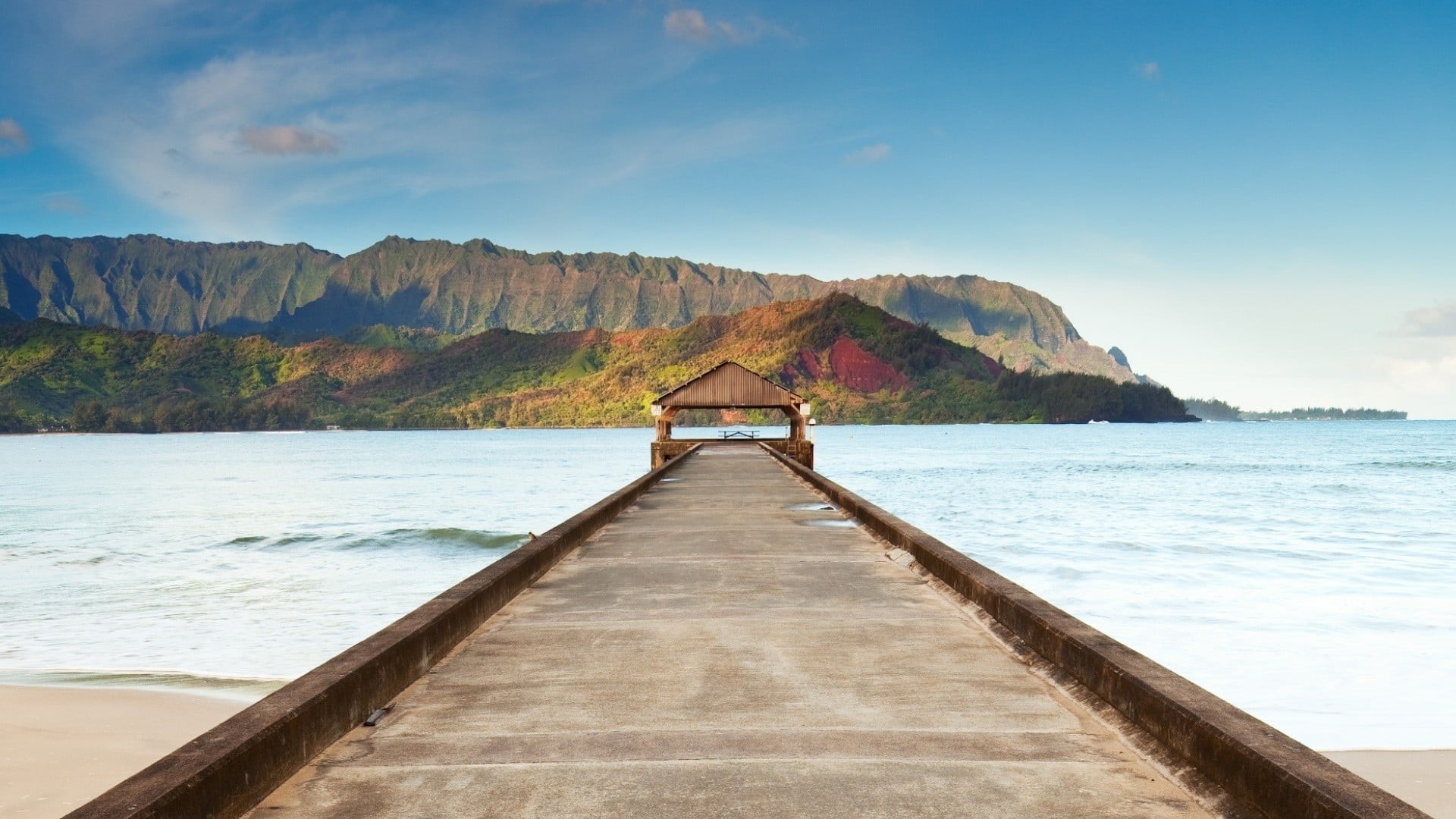 tranquility, water, outdoors, pier, the way forward, idyllic, architecture, no people, day, wooden, scenics - nature, direction, tranquil scene, photography, HD Wallpaper