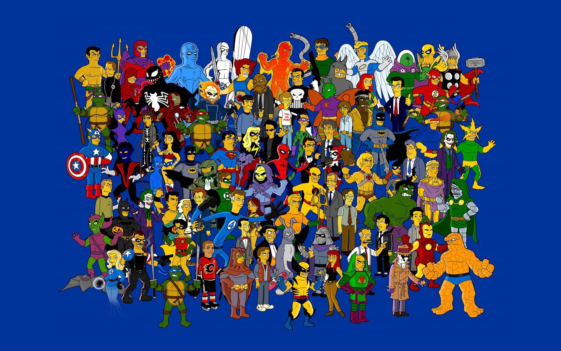 x, series, geek, art, tv, heroes, 1080P, Heroes (TV Series), hd, entertainment, simpsons, HD Wallpaper