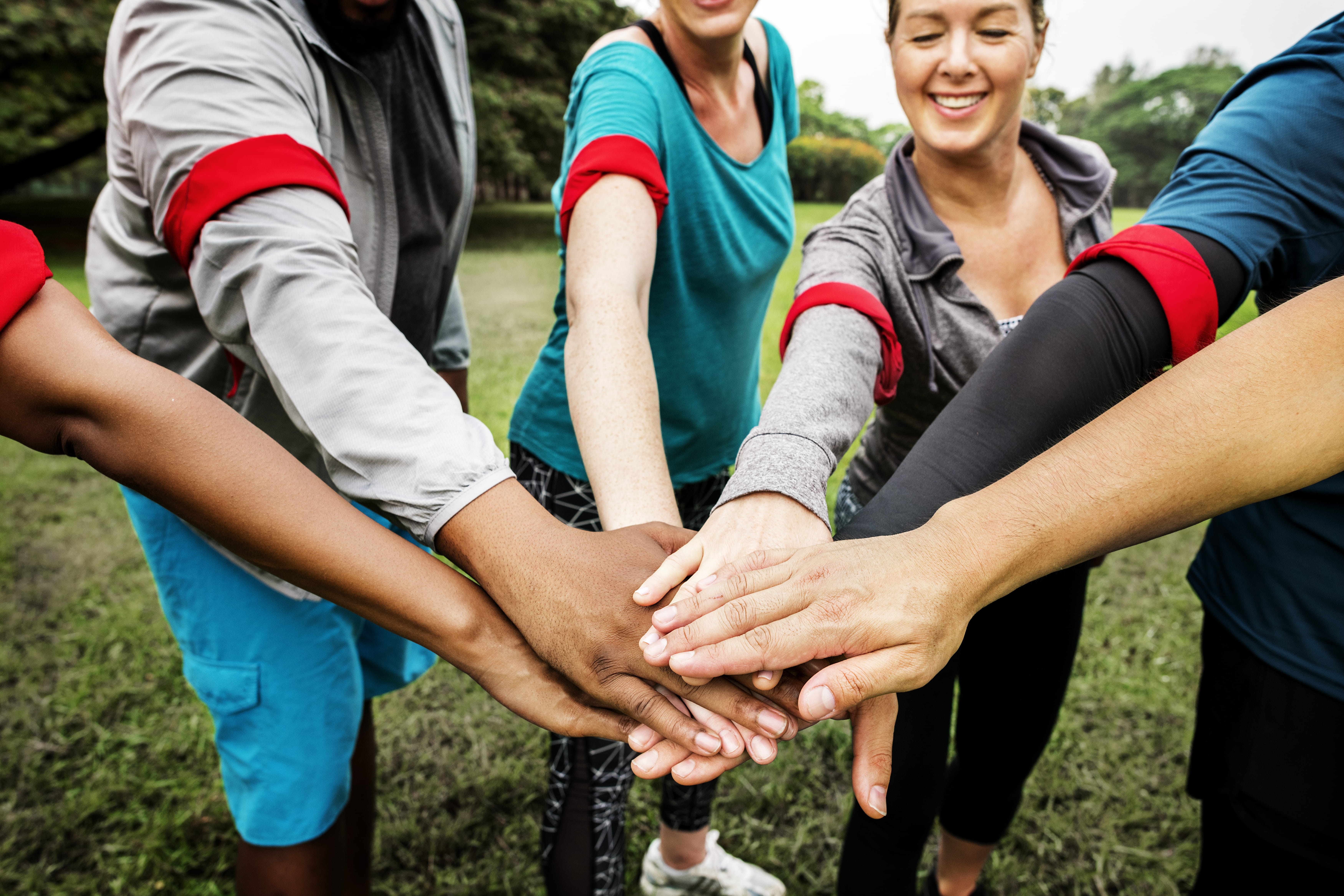 colleagues, support, hand, summer, collaboration, cooperation, enjoy, celebration, outdoors, people, team building activity, partnership, unity, 5K, body part, HD Wallpaper
