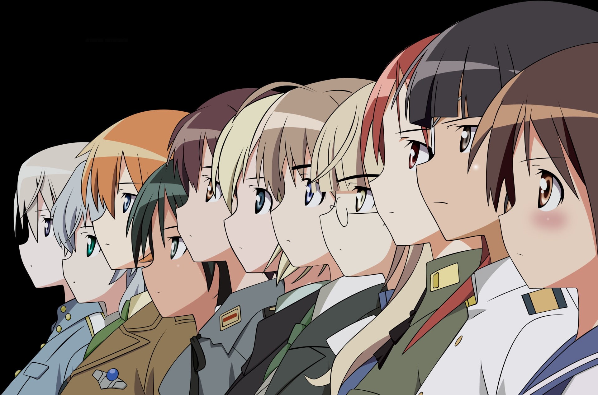 Anime, Strike Witches, 1080P, HD Wallpaper