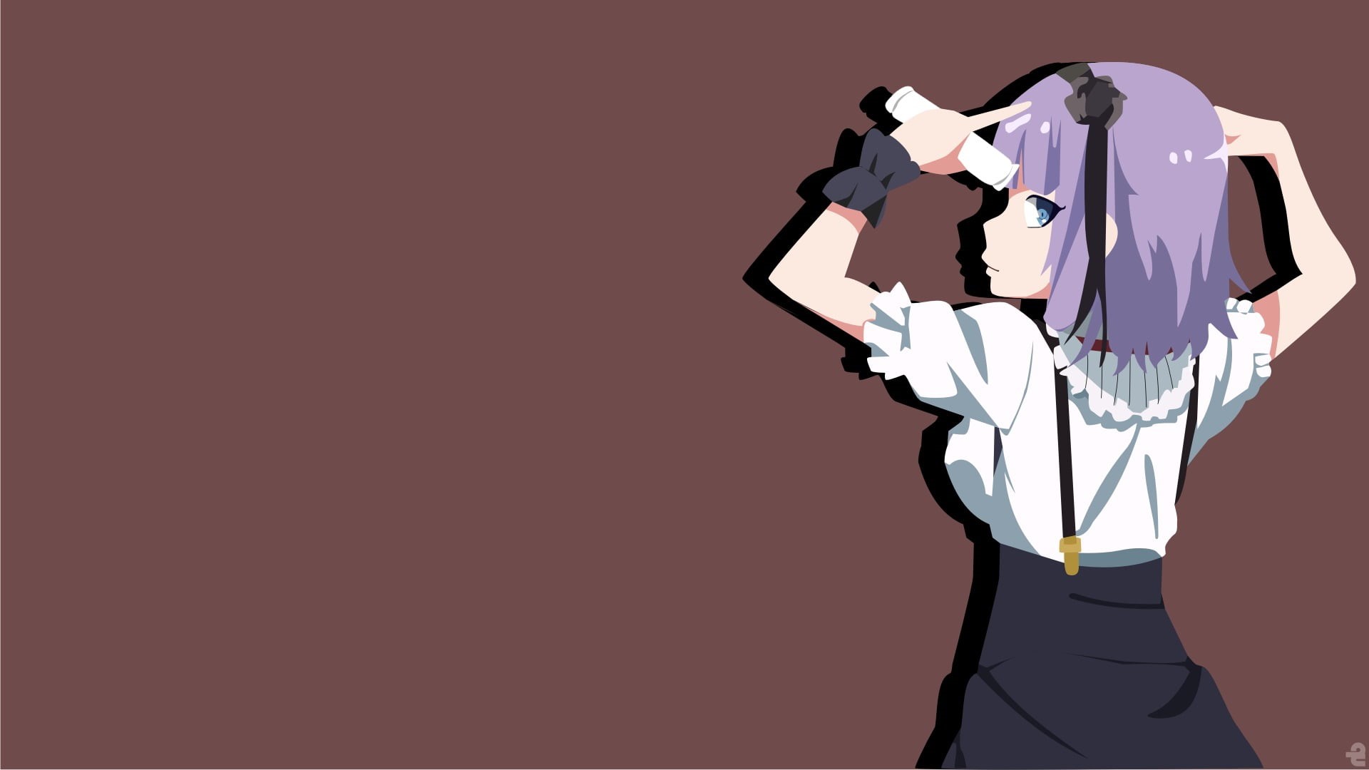 fashion, Shidare Hotaru, indoors, business, copy space, Dagashi Kashi, casual clothing, holding, standing, cut out, women, occupation, adult, obscured face, HD Wallpaper