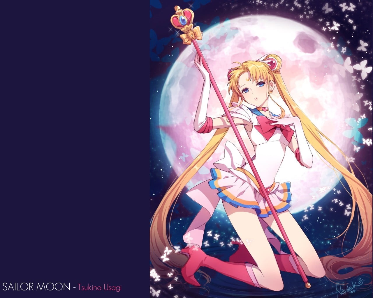 nature, colorful, multi colored, creativity, human representation, 720P, anime girls, Tsukino Usagi, night, women, anime, digital composite, art and craft, HD Wallpaper