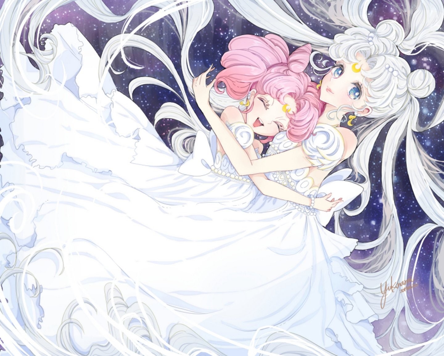 girl, moon, serenity, sailor, original, tsukino, chibiusa, anime, characters, princess, 720P, HD Wallpaper