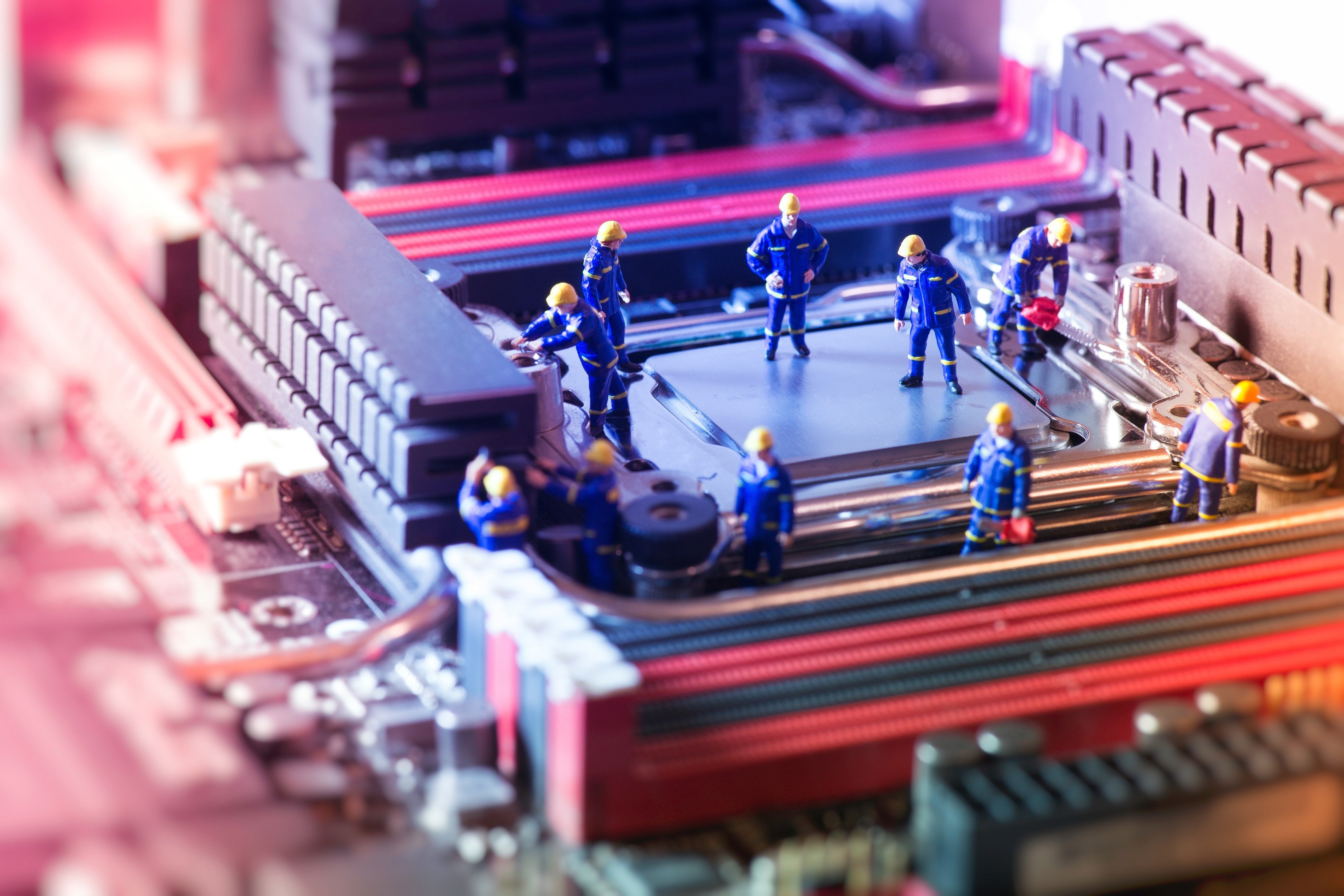 doll, 4K, Cleaning, Motherboards, HD Wallpaper