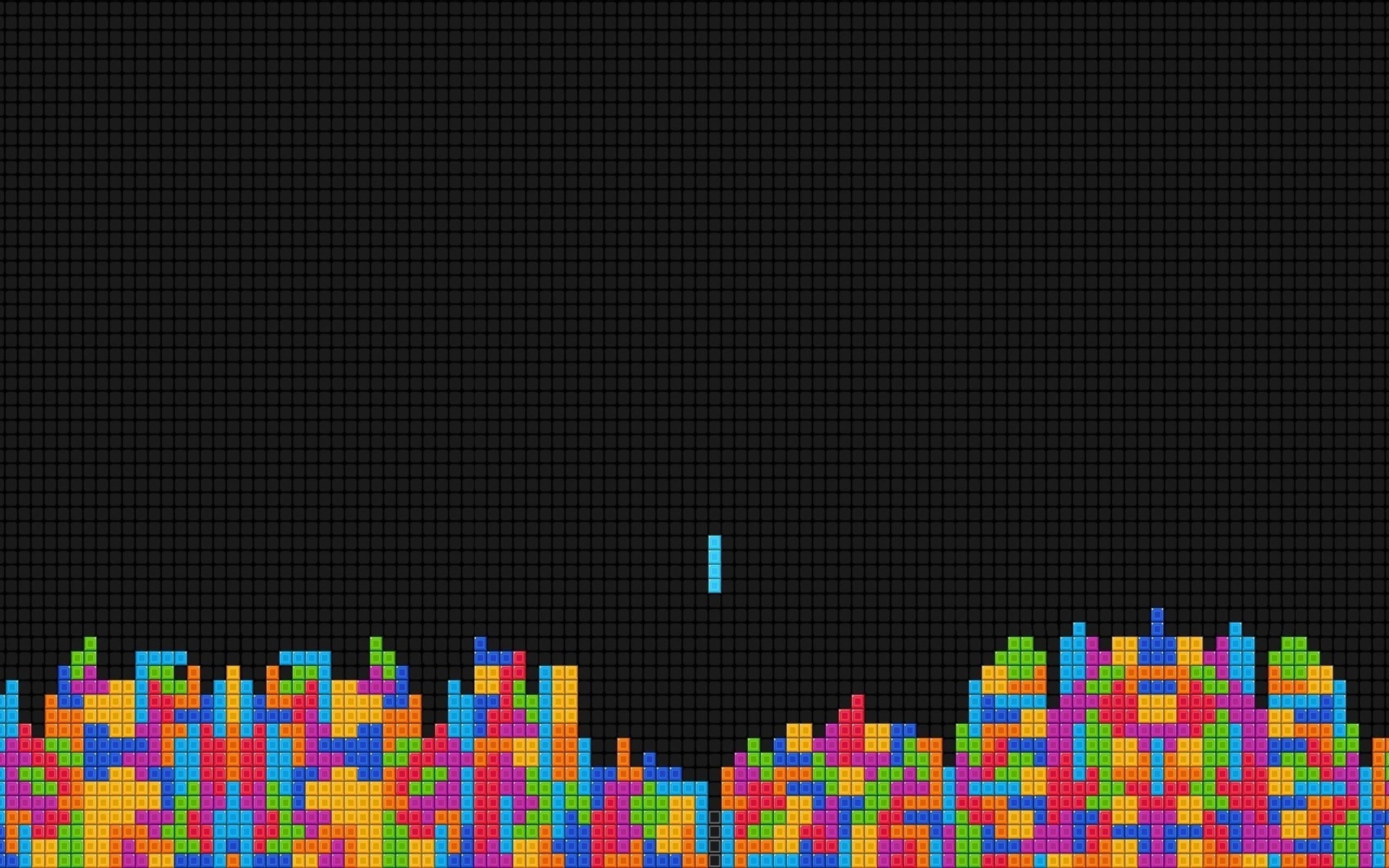 business, large group of objects, Tetris, diagram, technology, abstract, multi colored, in a row, backgrounds, no people, copy space, digital art, screen, HD Wallpaper
