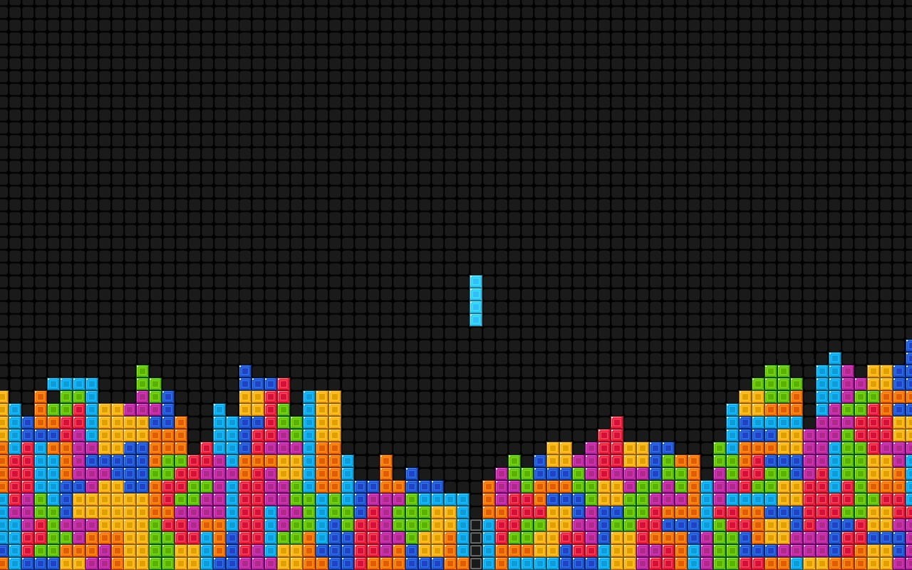 night, black background, pattern, backgrounds, screen, shape, video games, graph, studio shot, creativity, 720P, copy space, choice, digital composite, HD Wallpaper