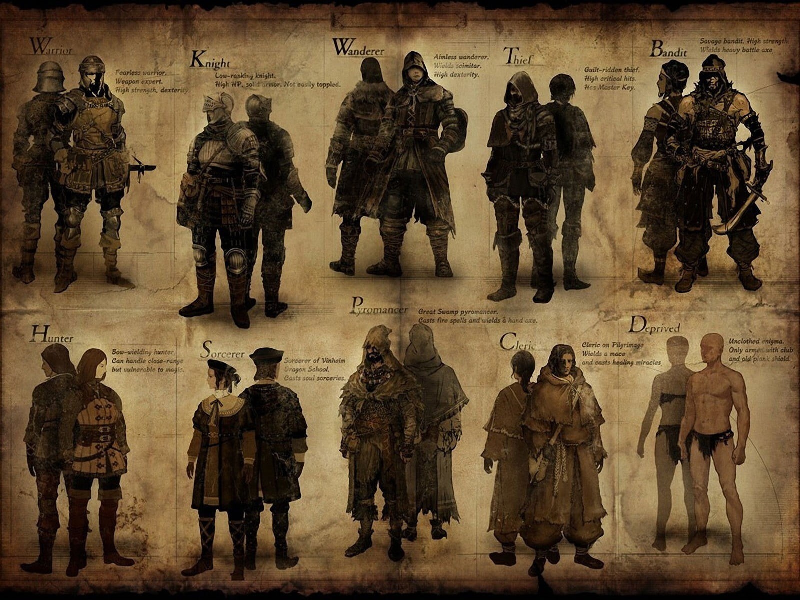 indoors, military, history, male likeness, the past, group of people, video games, digital, clothing, war, fighting, Dark Souls, soldier, human representation, HD Wallpaper