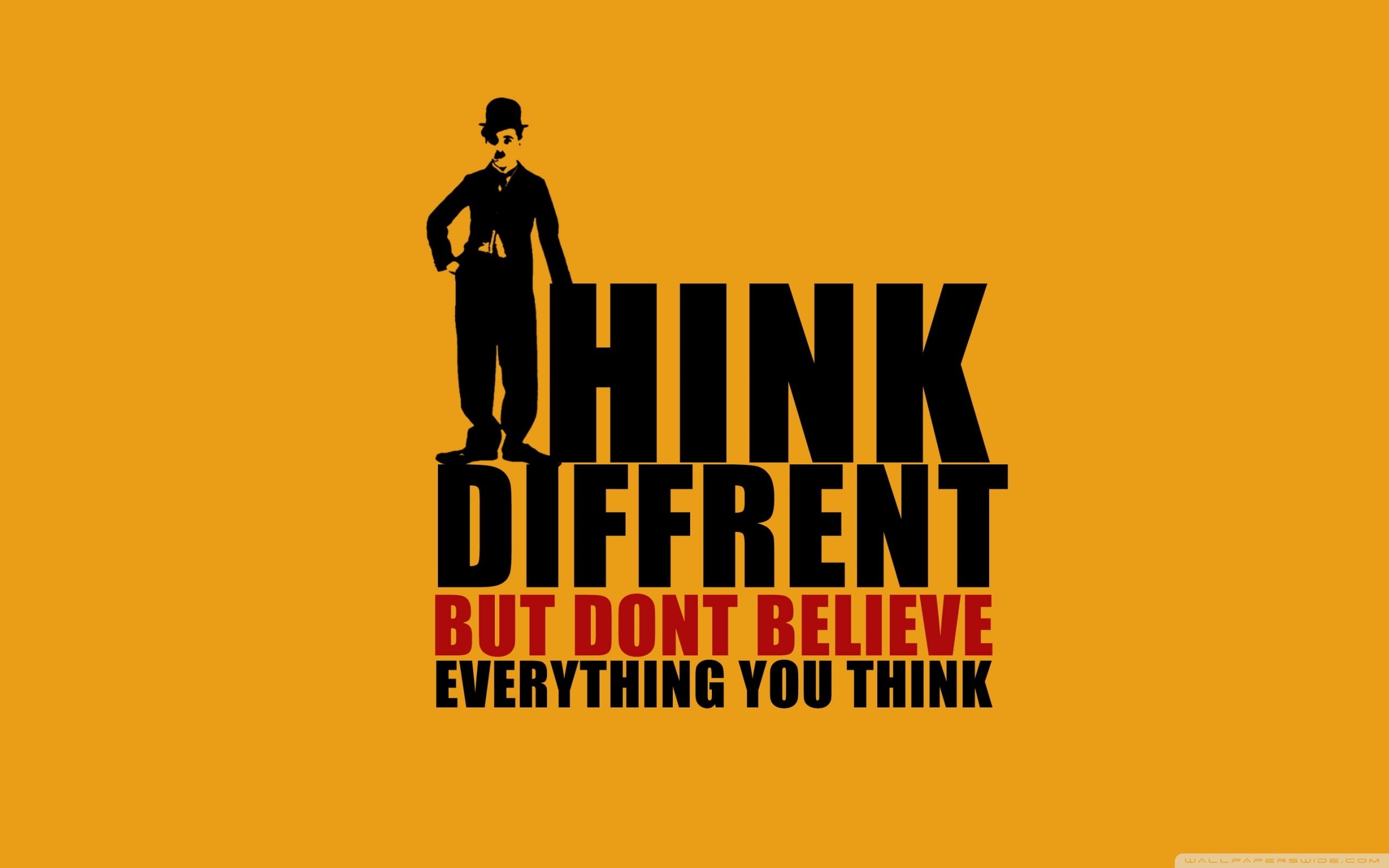 safety, no people, orange color, hink, communication, side view, studio shot, You Think, close-up, capital letter, think, cut out, 2K, Think Different But, HD Wallpaper