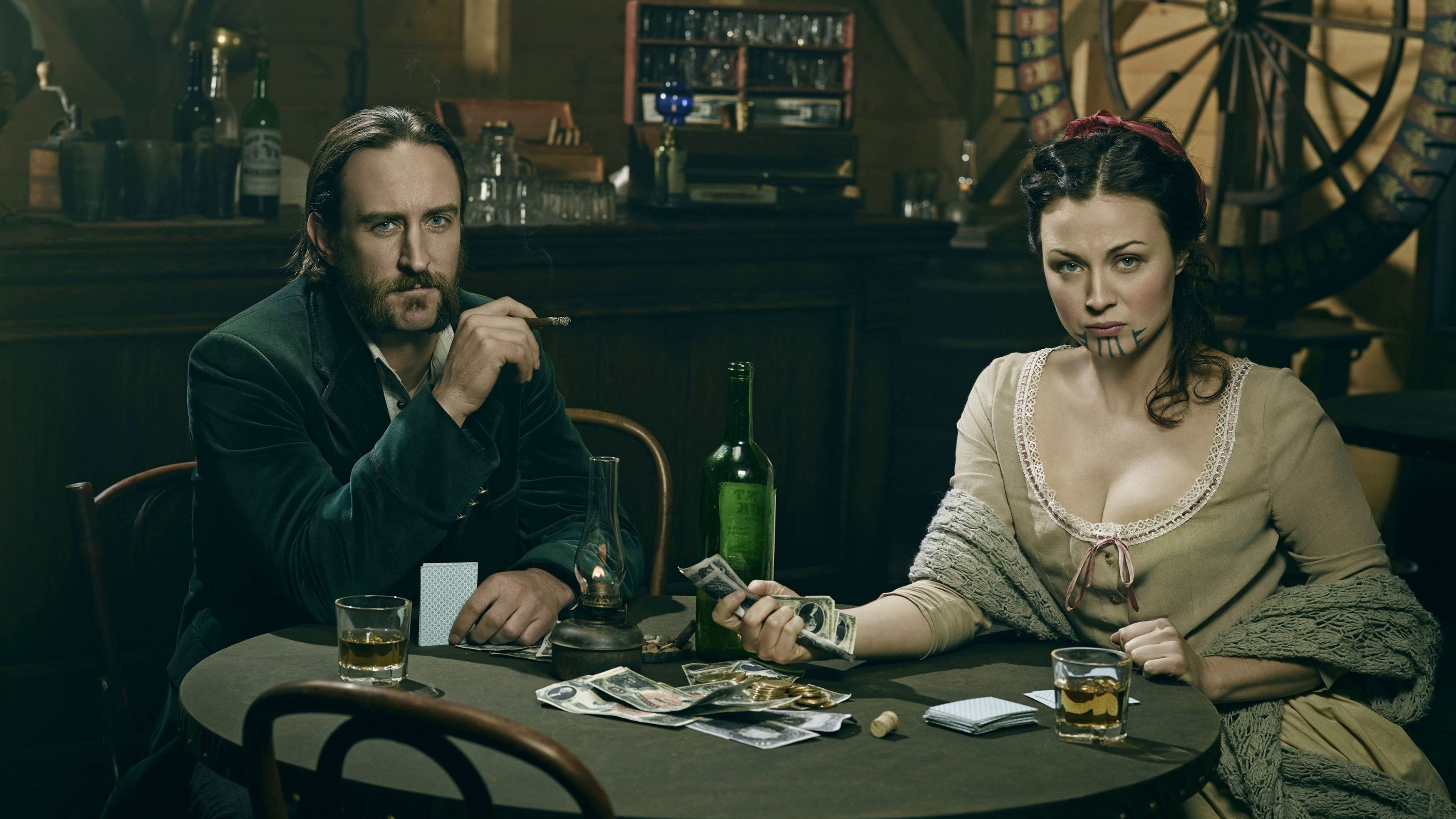 Whiskey, Hell on Wheels, Movie, Series, Money, Casino, Eva, 2K, Mickey McGinnes, HD Wallpaper