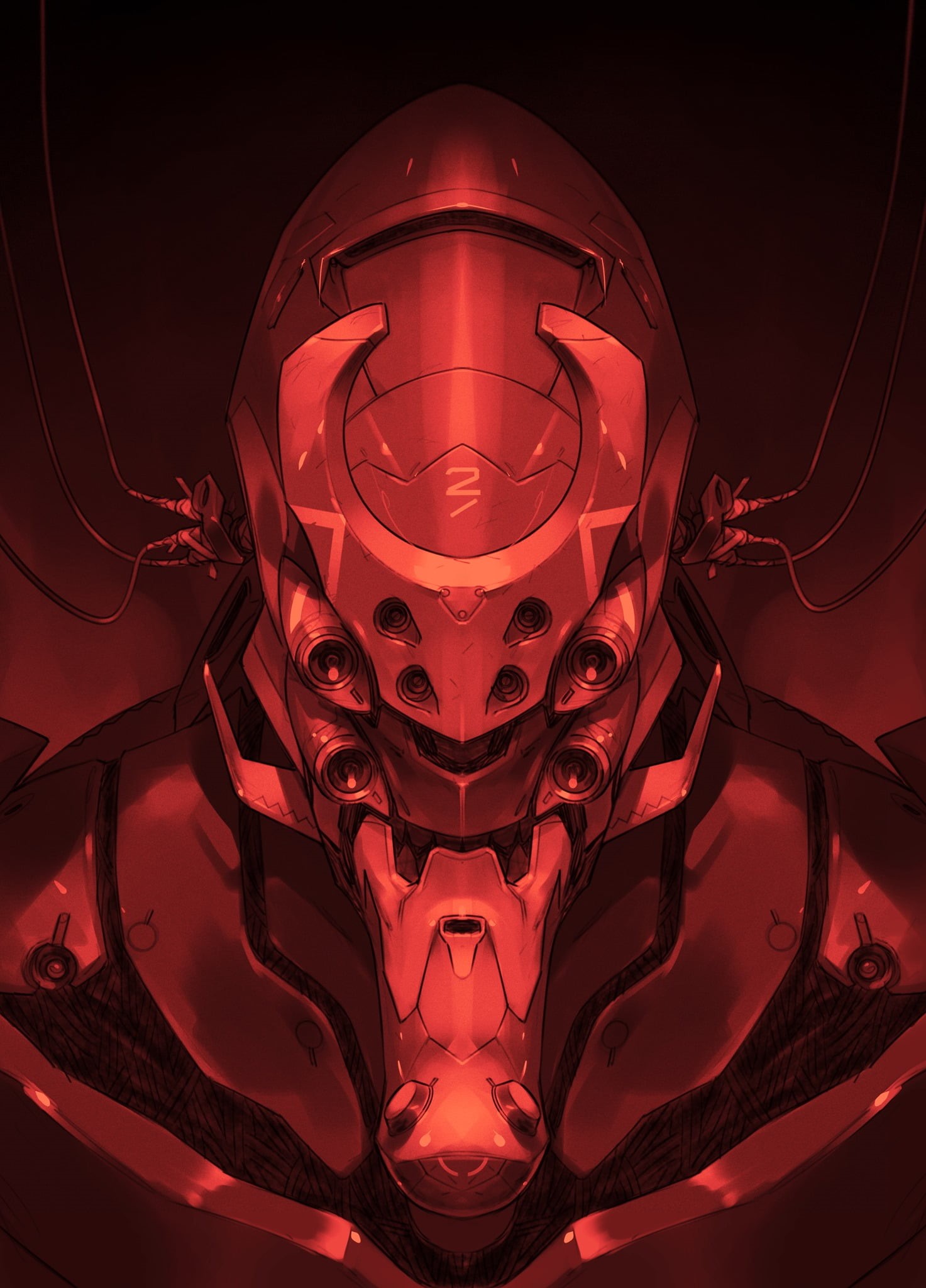 1080P, artwork, evangelion: 3.0+1.0, Phone HD Wallpaper