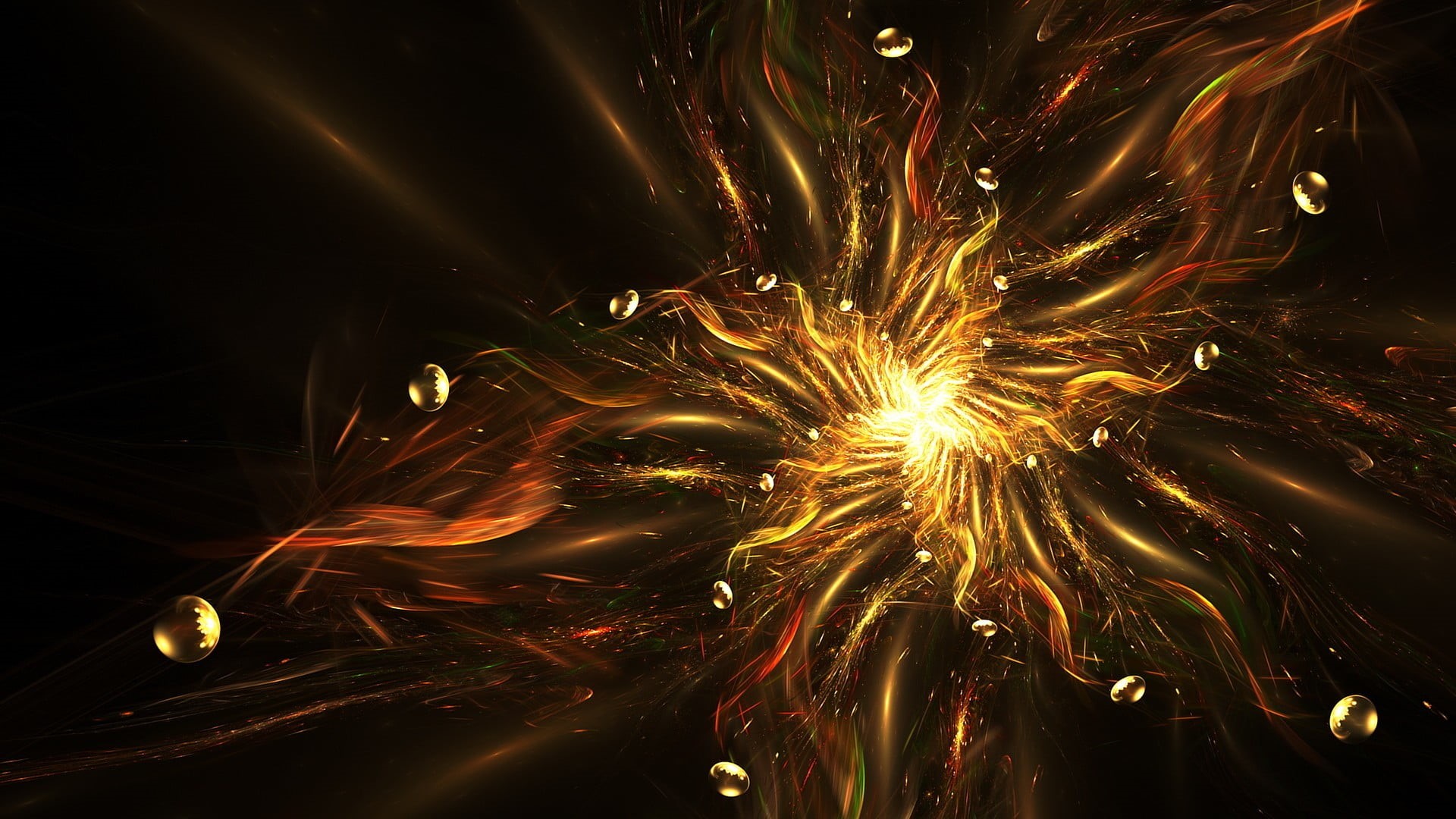 celebration, long exposure, abstract, heat - temperature, sphere, light, exploding, light trail, illustration, CGI, arts culture and entertainment, sun, HD Wallpaper