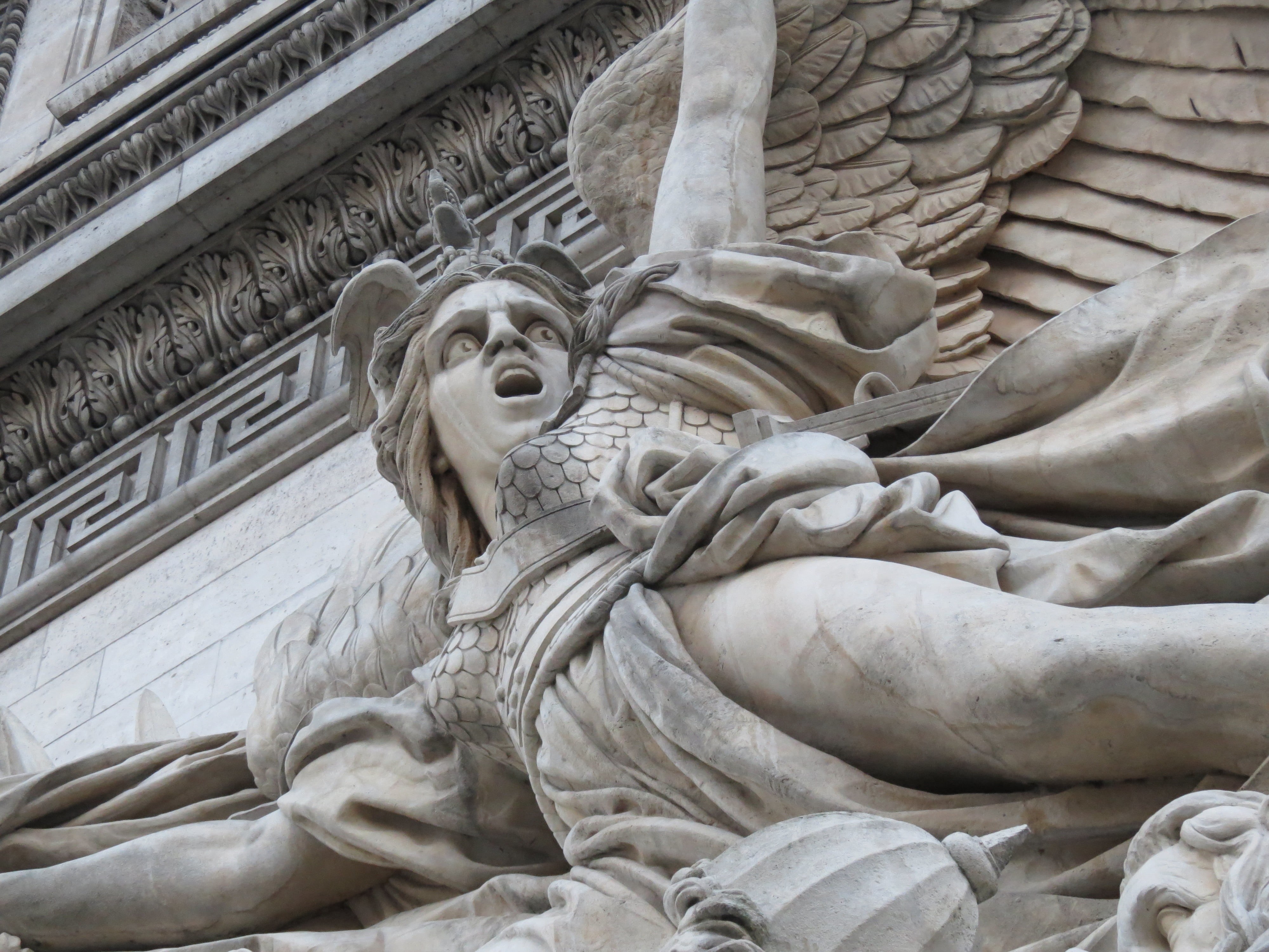 no people, le depart, terrified, history, offended, paris, spirituality, emotion, famous, dismayed, stunned, europe, landmark, shocking, cherub, emotional, HD Wallpaper