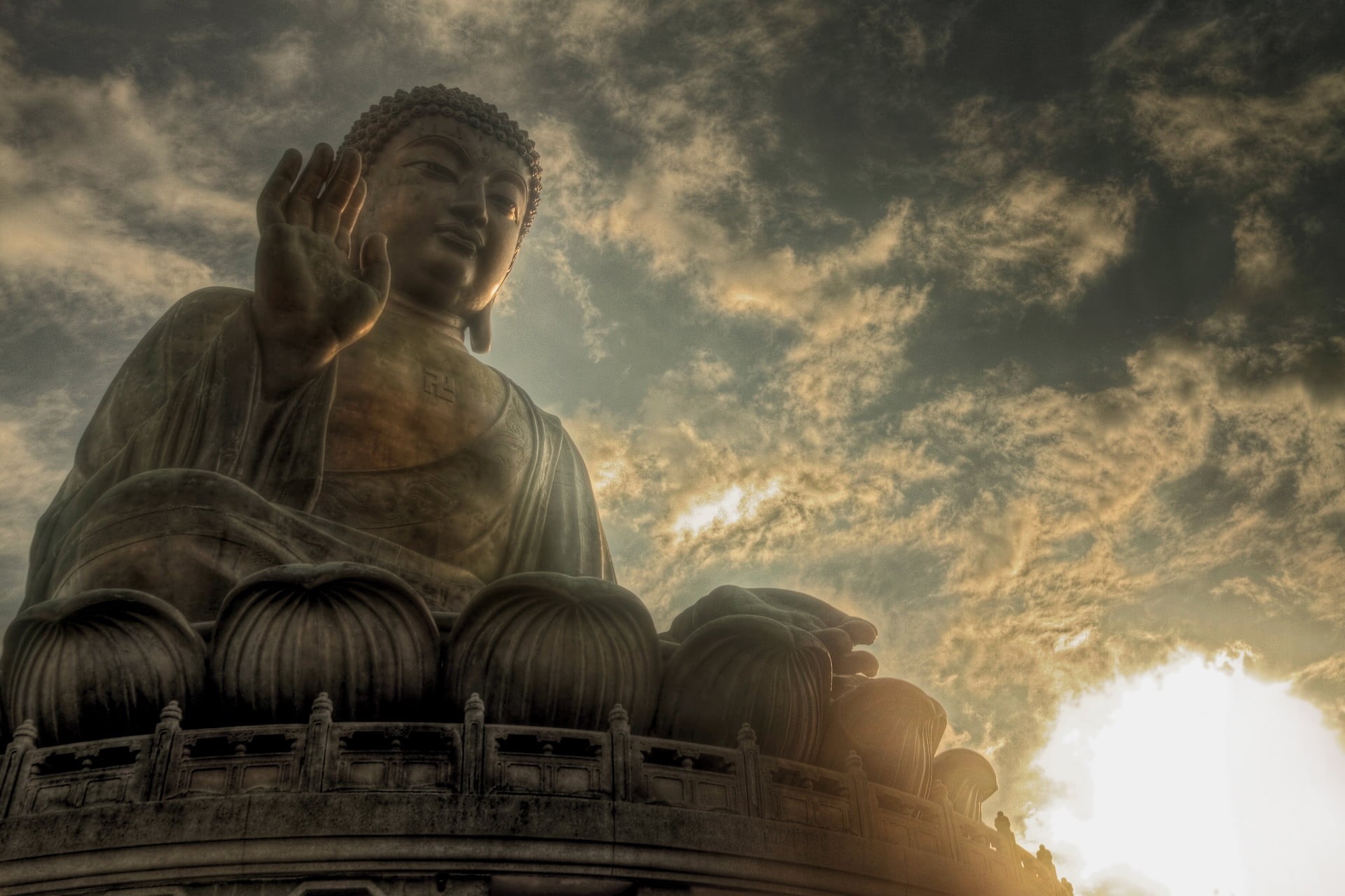 architecture, the past, gautama, ancient, cultures, god, belief, place of worship, outdoors, human representation, temple - Building, building exterior, HD Wallpaper