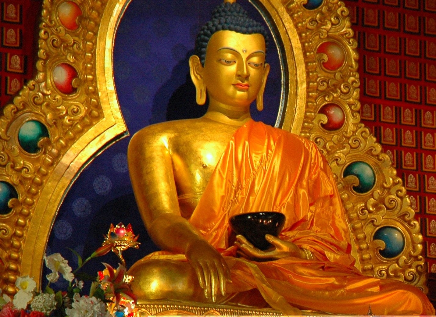 lord, 720P, bhumisparsha, digital, God, Lord Buddha, buddha, HD Wallpaper