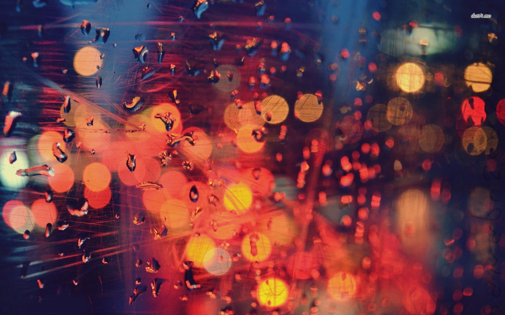 city street, spotted, backgrounds, group of people, macro, defocused, 720P, photography, water drops, abstract, multi Colored, transportation, street, HD Wallpaper