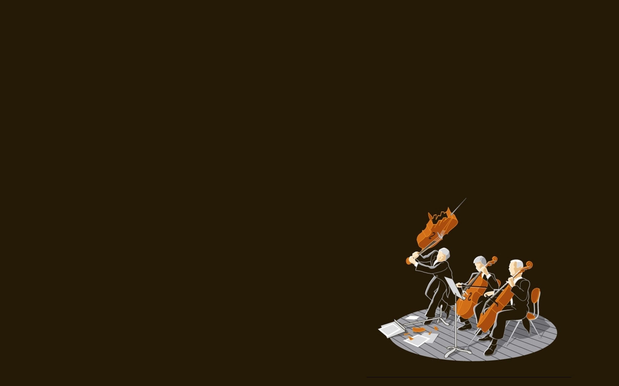 three, studio shot, food and drink, 2K, full length, indoors, illustration, black background, playing, humor, simple background, toy, minimalism, people, HD Wallpaper