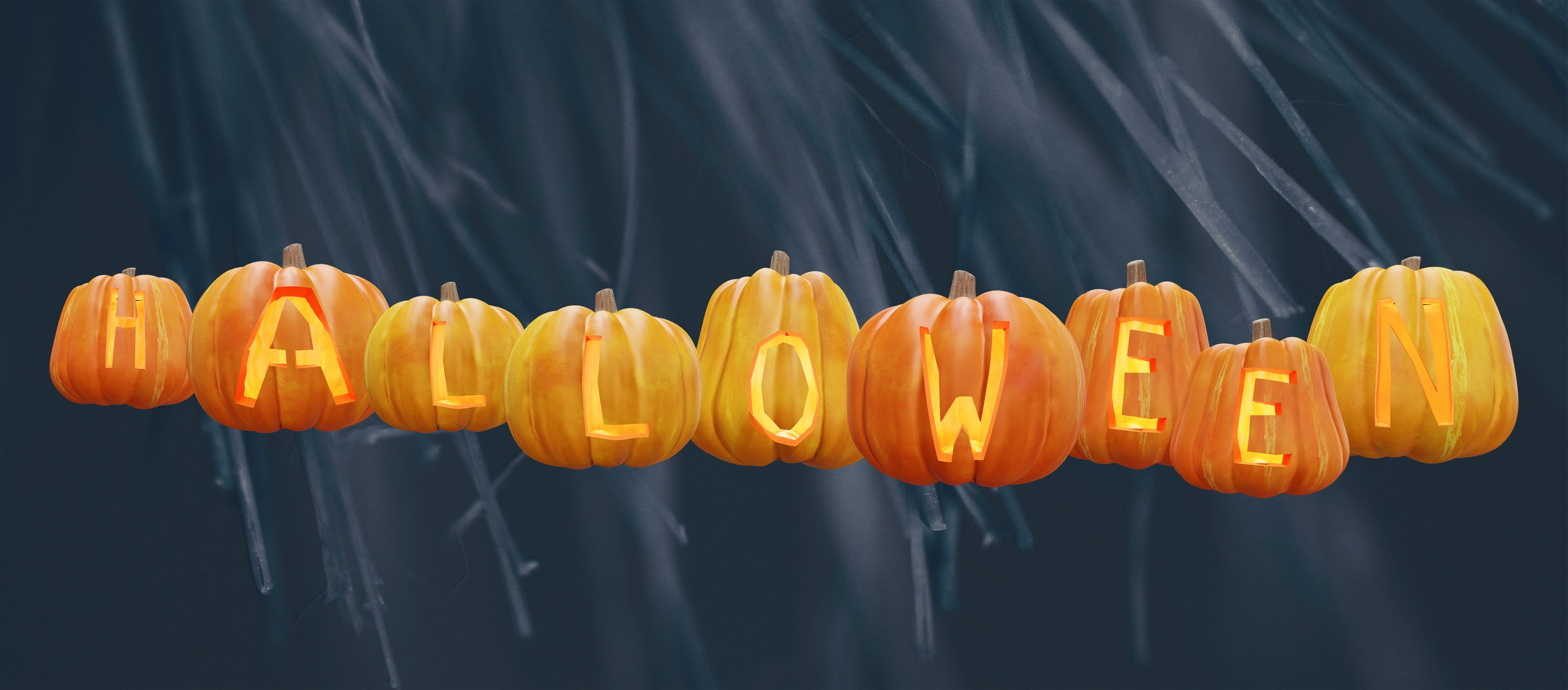 october, equipment, light, scientific experiment, close-up, autumn, pumpkin, holiday, safety, orange color, jack-o-lantern, nature, in a row, HD Wallpaper
