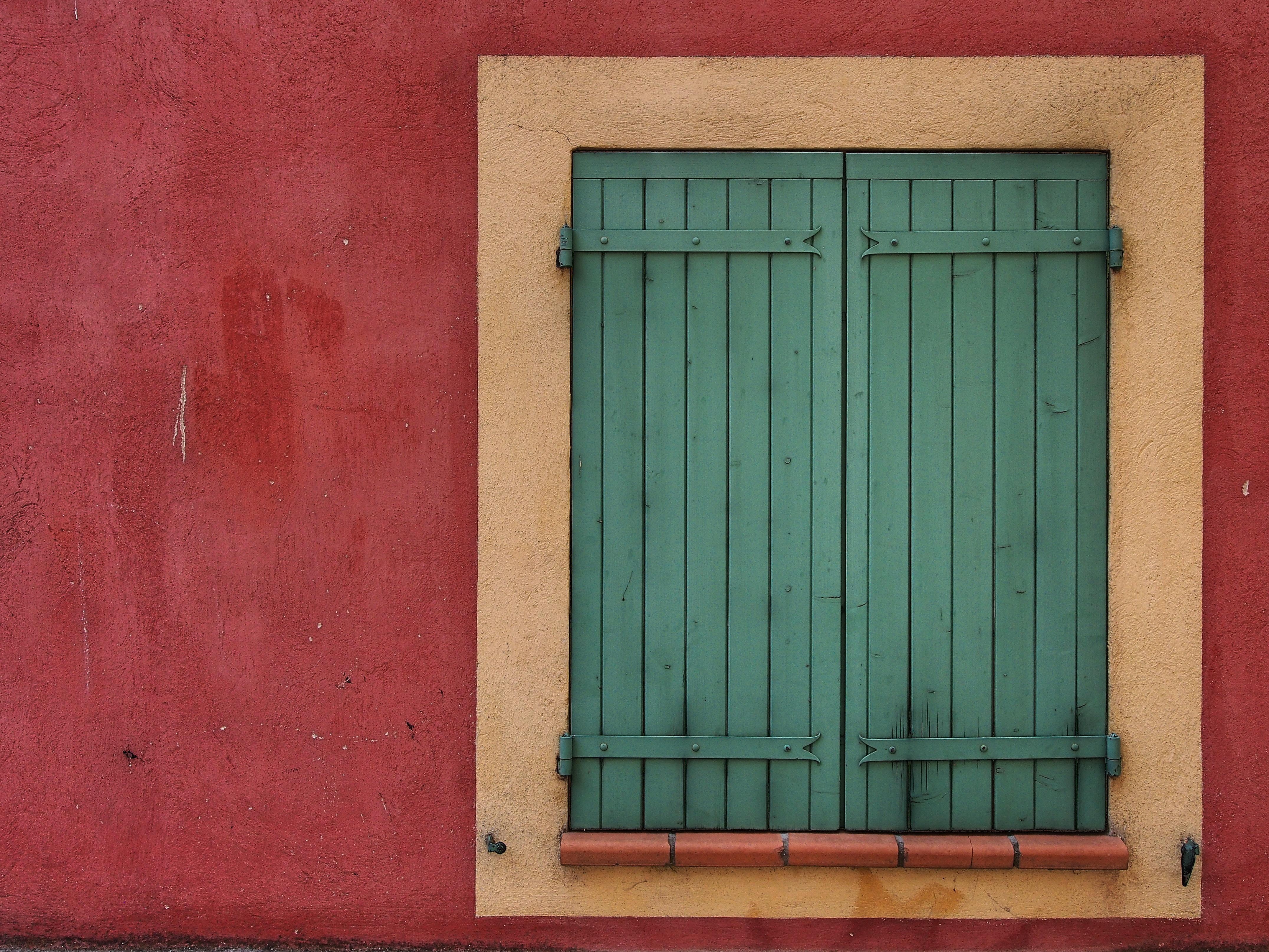 day, close-up, wooden, no people, building exterior, protection, wall, door, wood - material, building, outdoors, shutter, window frame, house, built structure, HD Wallpaper