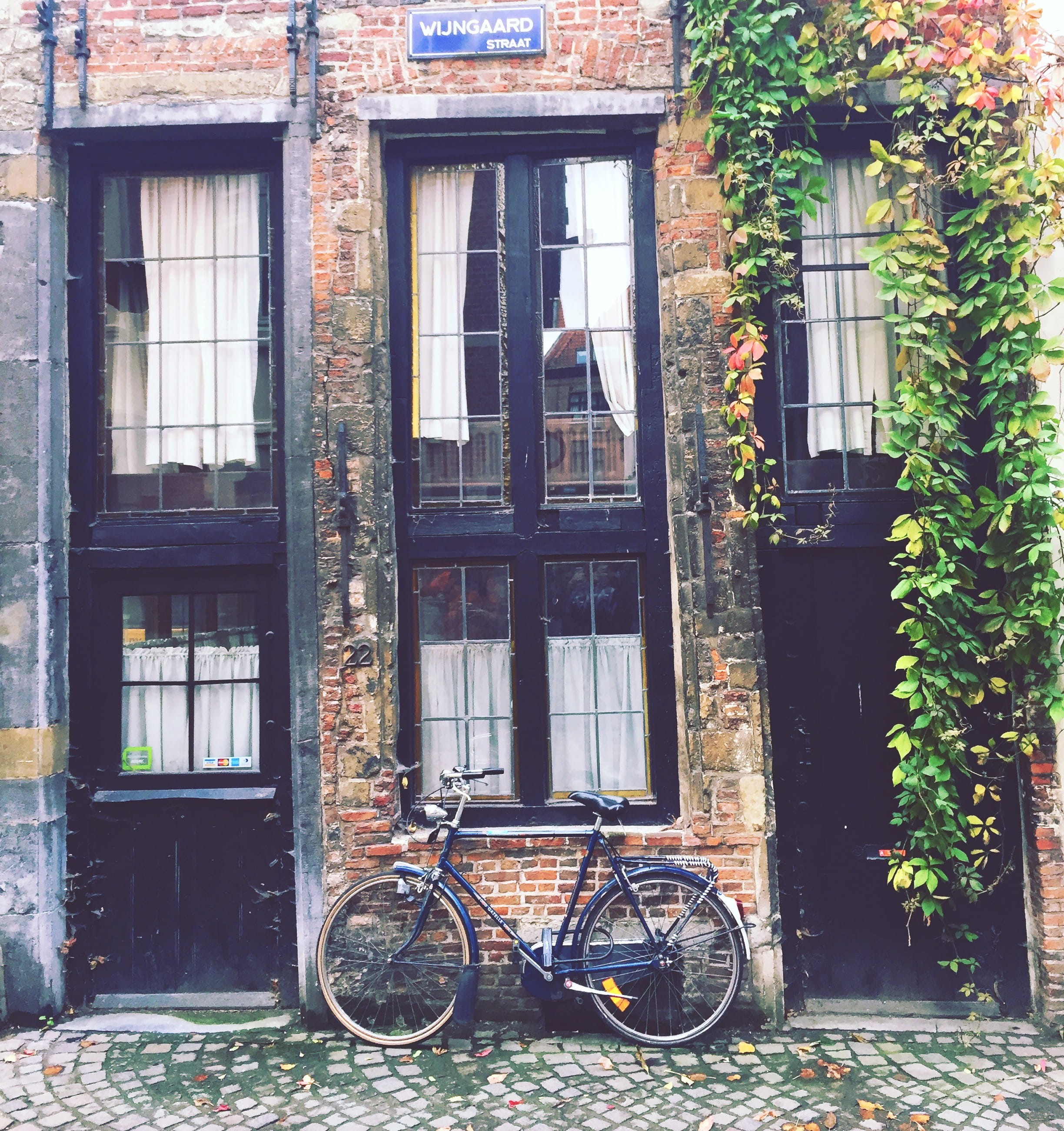 door, building Exterior, street, old, house, transportation, building, City bike, urban Scene, entrance, netherlands, no people, land vehicle, city, city Life, Phone HD Wallpaper