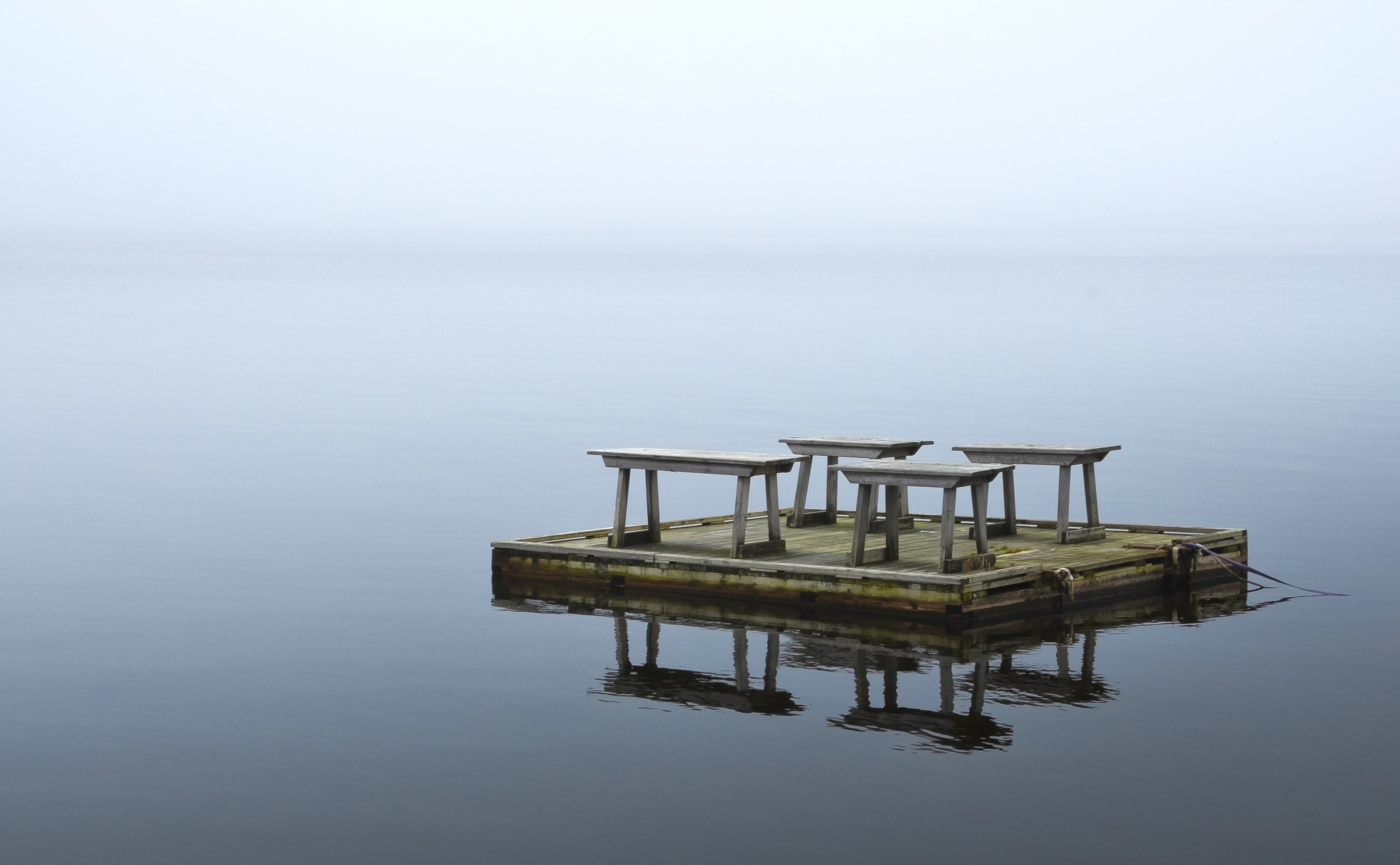 Southern, Nature, Finland, 4K, Reflection, Lakes, Table, Dock, Water, tables, kotka, HD Wallpaper