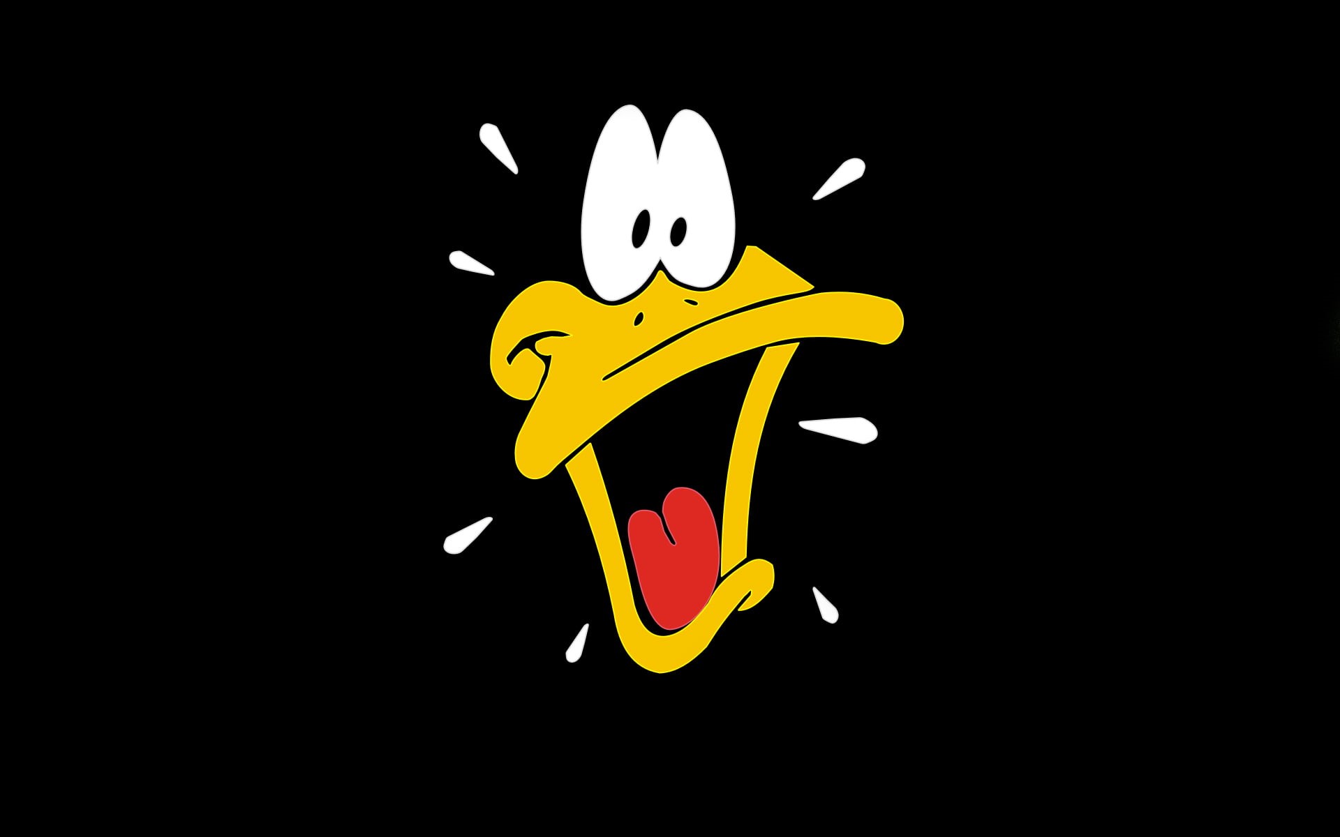 night, black background, backgrounds, symbol, halloween, art and craft, vector, Looney Tunes, studio shot, indoors, representation, Daffy Duck, 1080P, HD Wallpaper