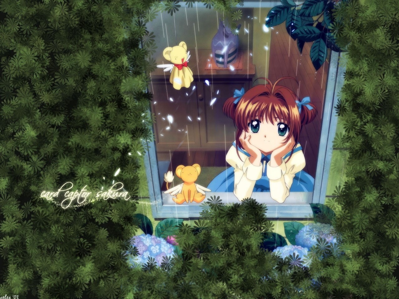 x, captor, card, cardcaptor sakura, sakura, cardcaptor, 720P, hd, Kinomoto Sakura, anime, art, kinomoto, HD Wallpaper