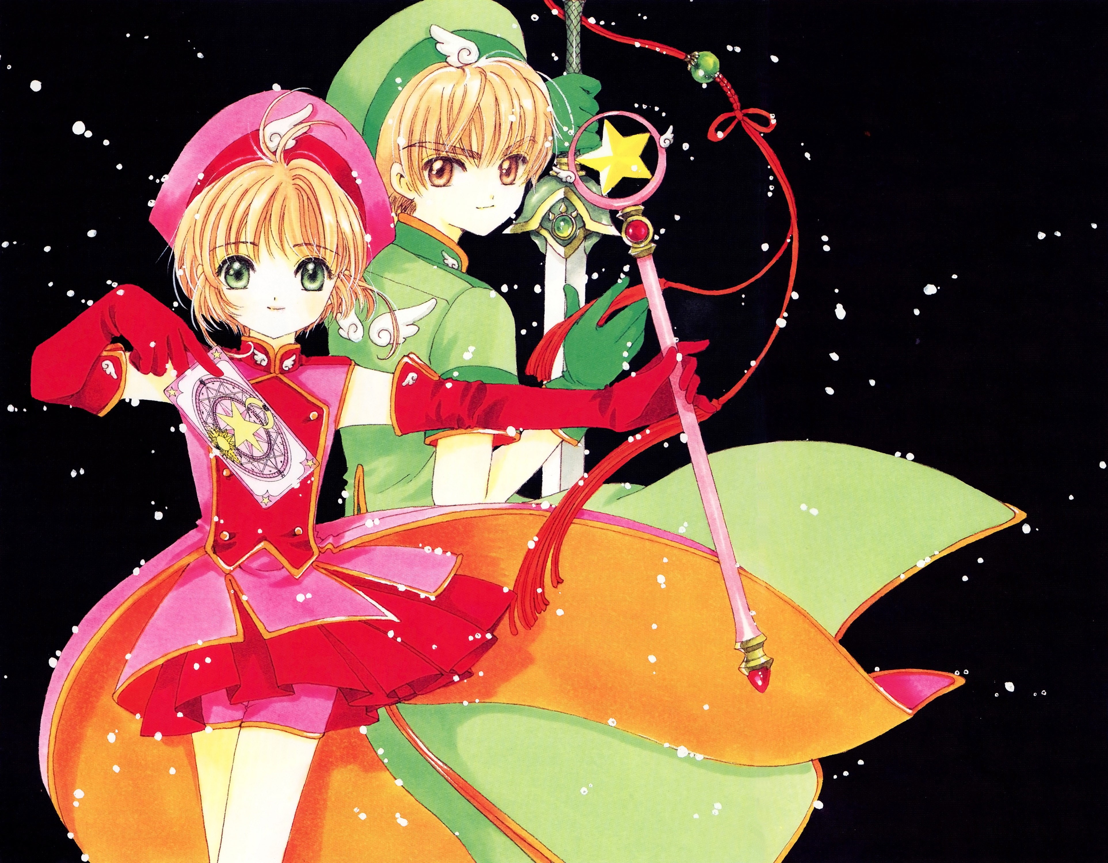 4K, card, captor, sakura, hd, x, cardcaptor sakura, anime, art, cardcaptor, HD Wallpaper