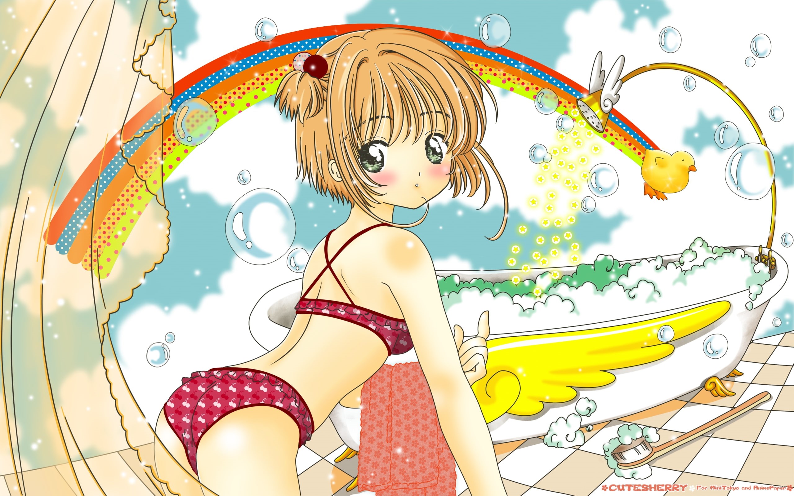 kinomoto, Kinomoto Sakura, 2K, sakura, anime, cardcaptor, cardcaptor sakura, hd, captor, card, art, x, HD Wallpaper