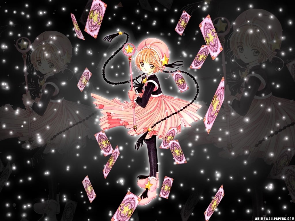 anime, card, x, art, 480P, hd, cardcaptor sakura, sakura, cardcaptor, captor, HD Wallpaper