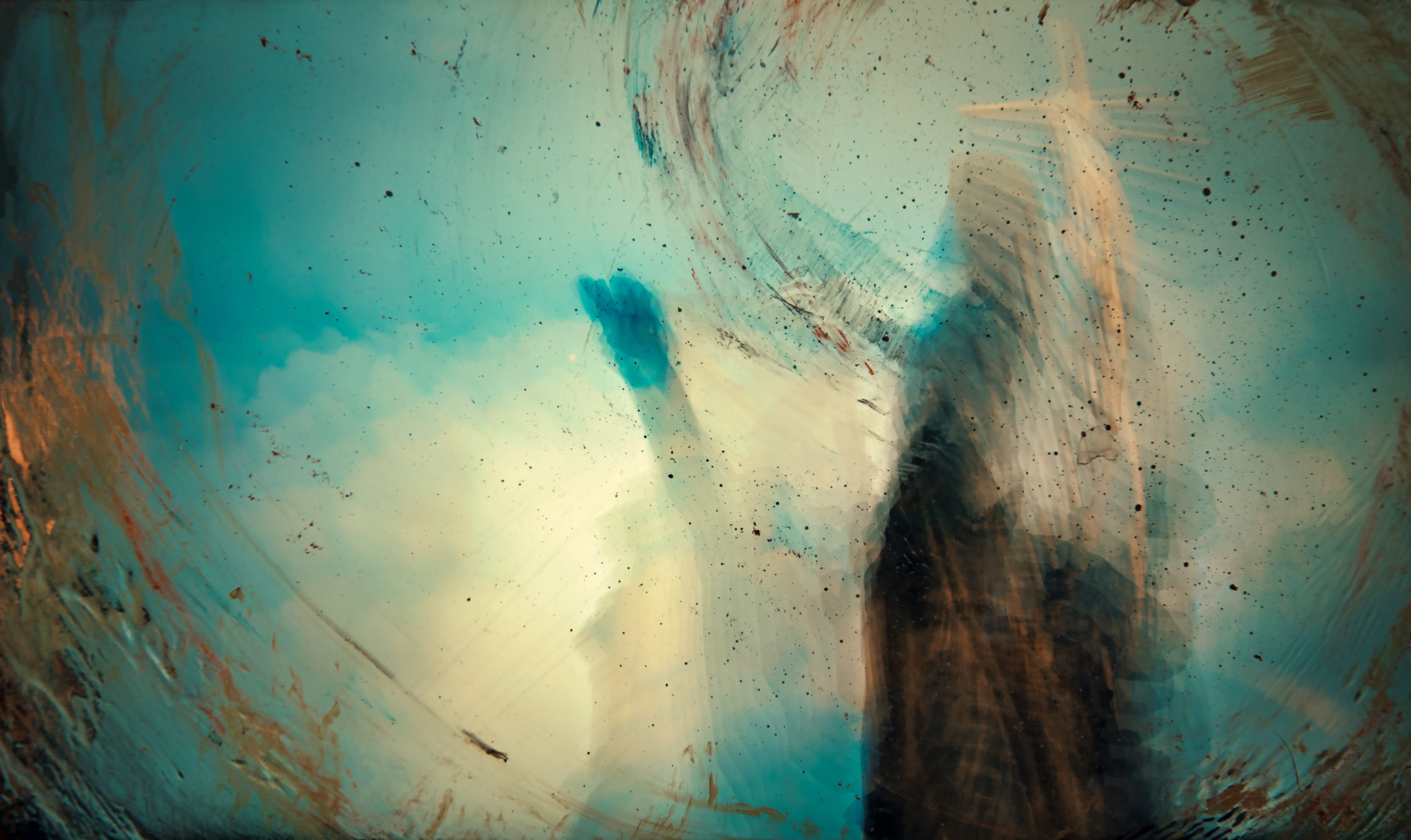 inspirational, canvas, retro future, experimental, statue, transparent, 5K, wet, texture, fineart, unrecognizable person, dreams, glass - material, adult, HD Wallpaper