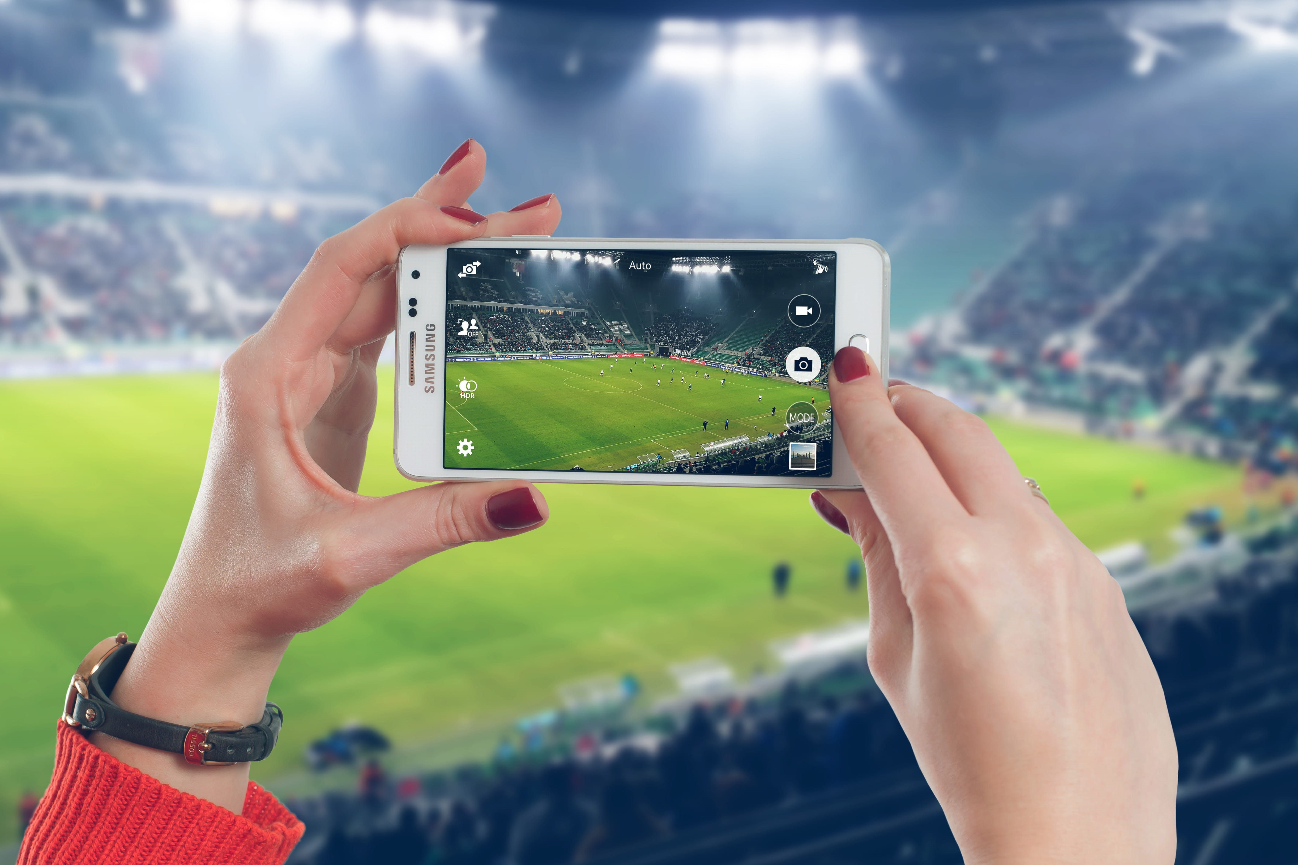 photographer, lifestyles, personal perspective, outdoors, stadium, focus on foreground, crowd, women, hands, hand, match, taking, human body part, Woman, HD Wallpaper