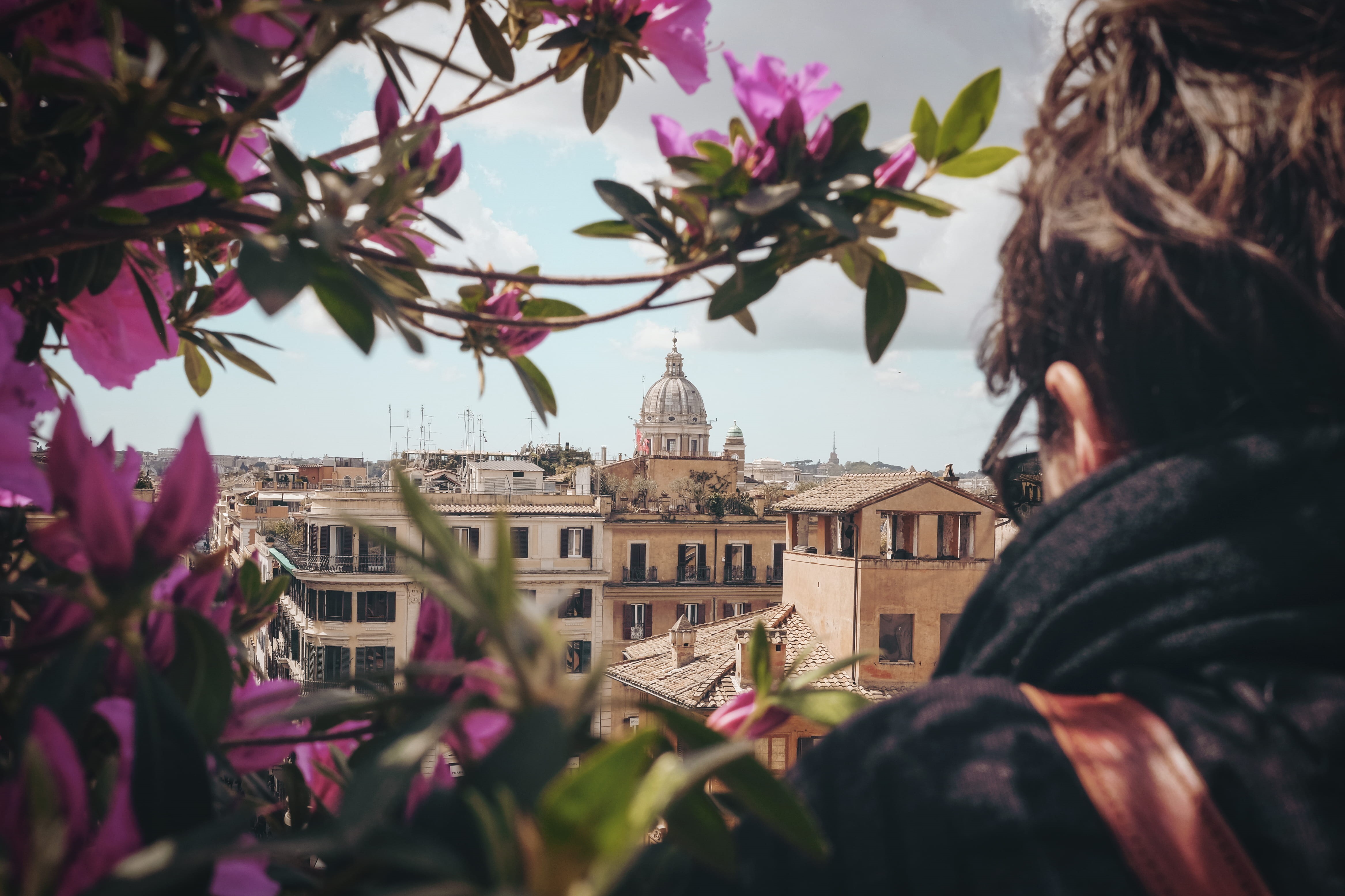 building, black, focus, person, belief, nature, architecture, looking out, old town, front, surrounded, man, religion, focus on background, outdoors, fujifilm, HD Wallpaper