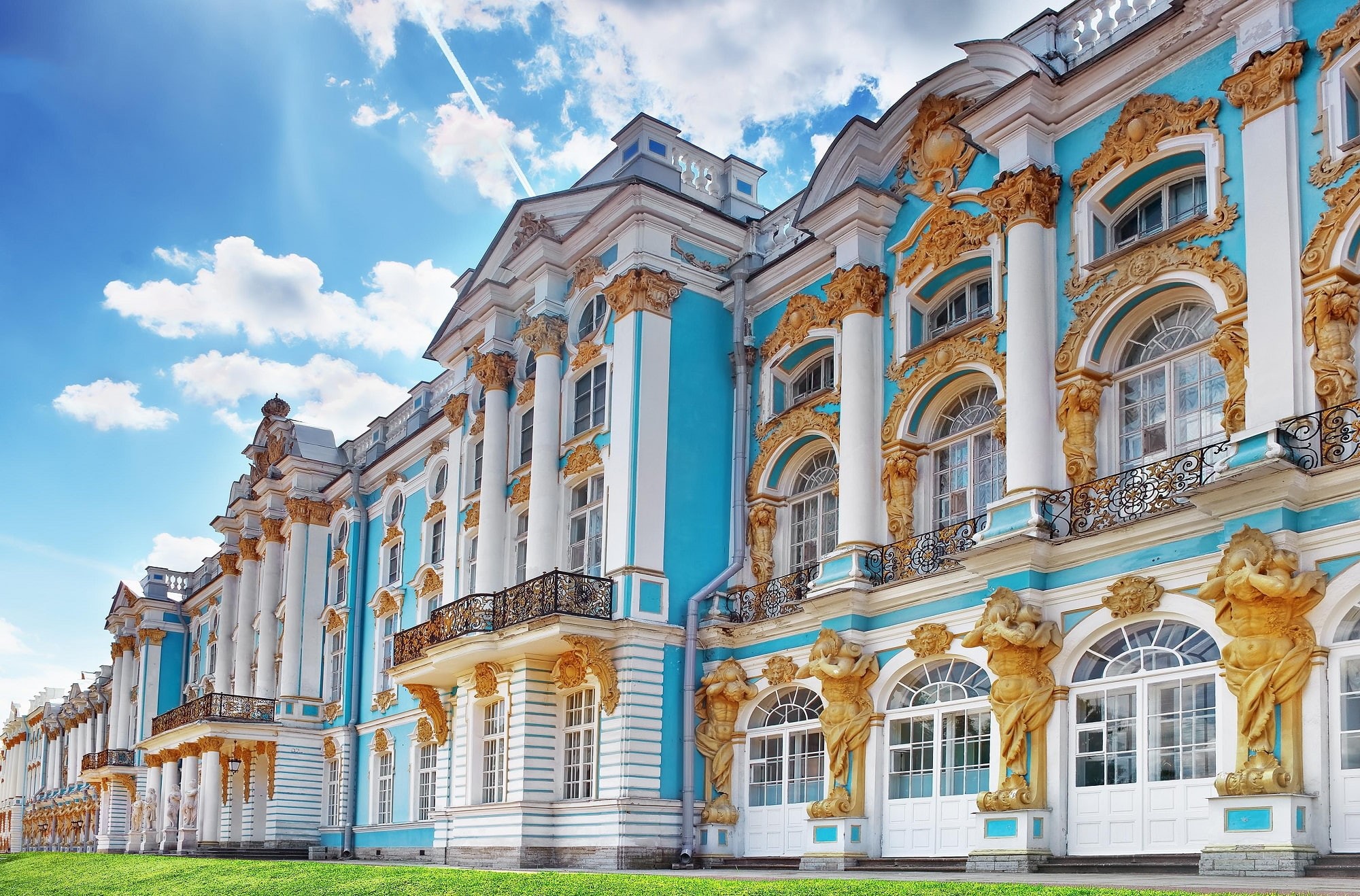 Catherine Palace, 1080P, Saint Petersburg, Russia, HD Wallpaper