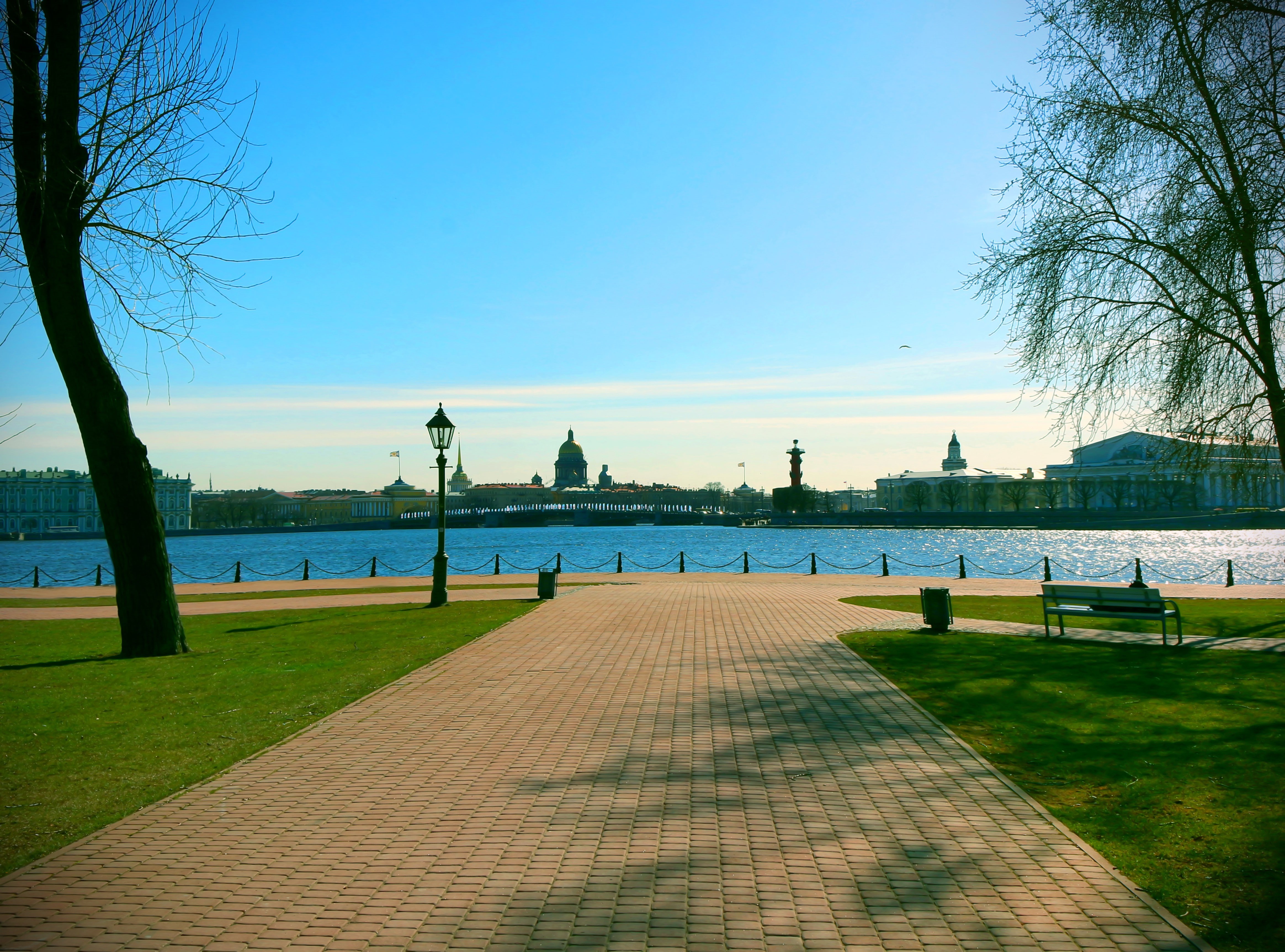 4K, Neva, petersburg, the sun, Peter and Paul fortress, saint, Saint Petersburg, HD Wallpaper
