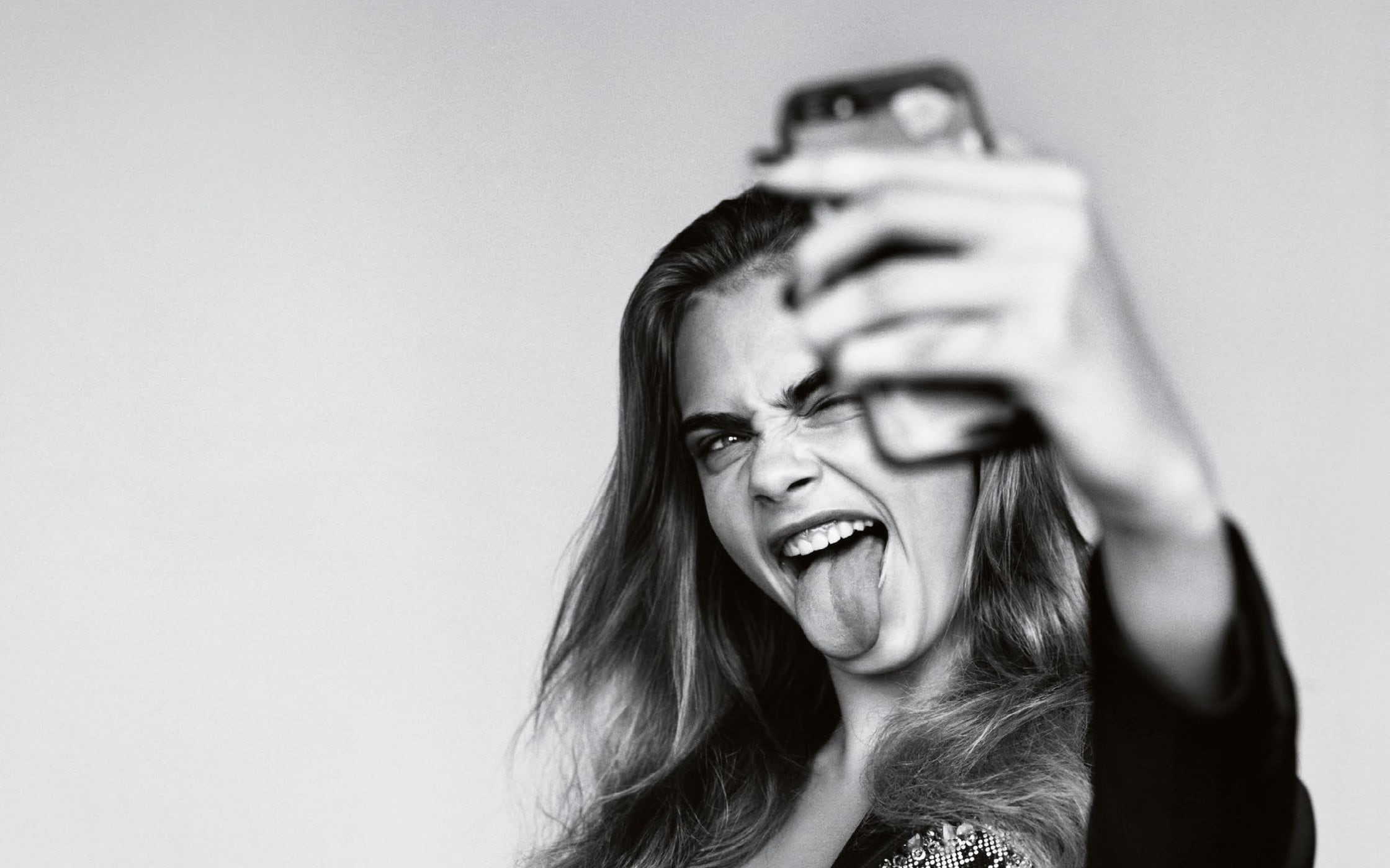 photographing, young women, headshot, camera, portrait, monochrome, young adult, one person, women, indoors, copy space, facial expression, wireless technology, HD Wallpaper