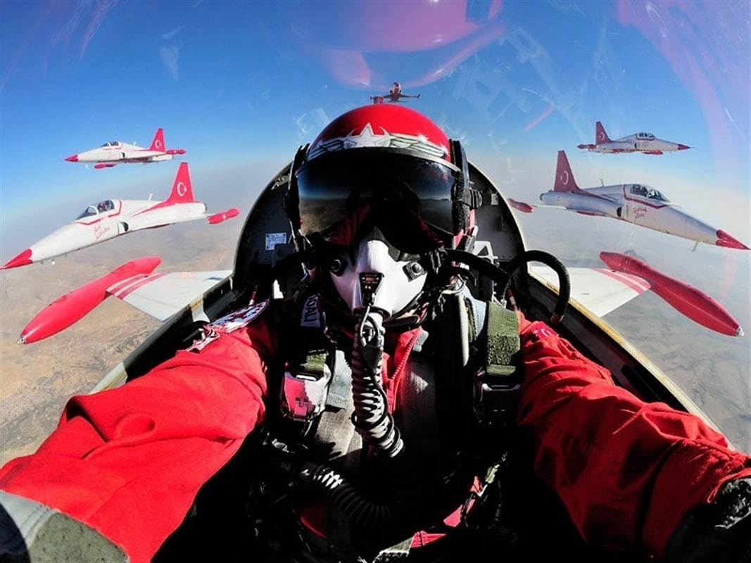 army, obscured face, one person, fighter plane, government, aerospace industry, real people, Turkey, air force, flying, transportation, clothing, helmet, HD Wallpaper