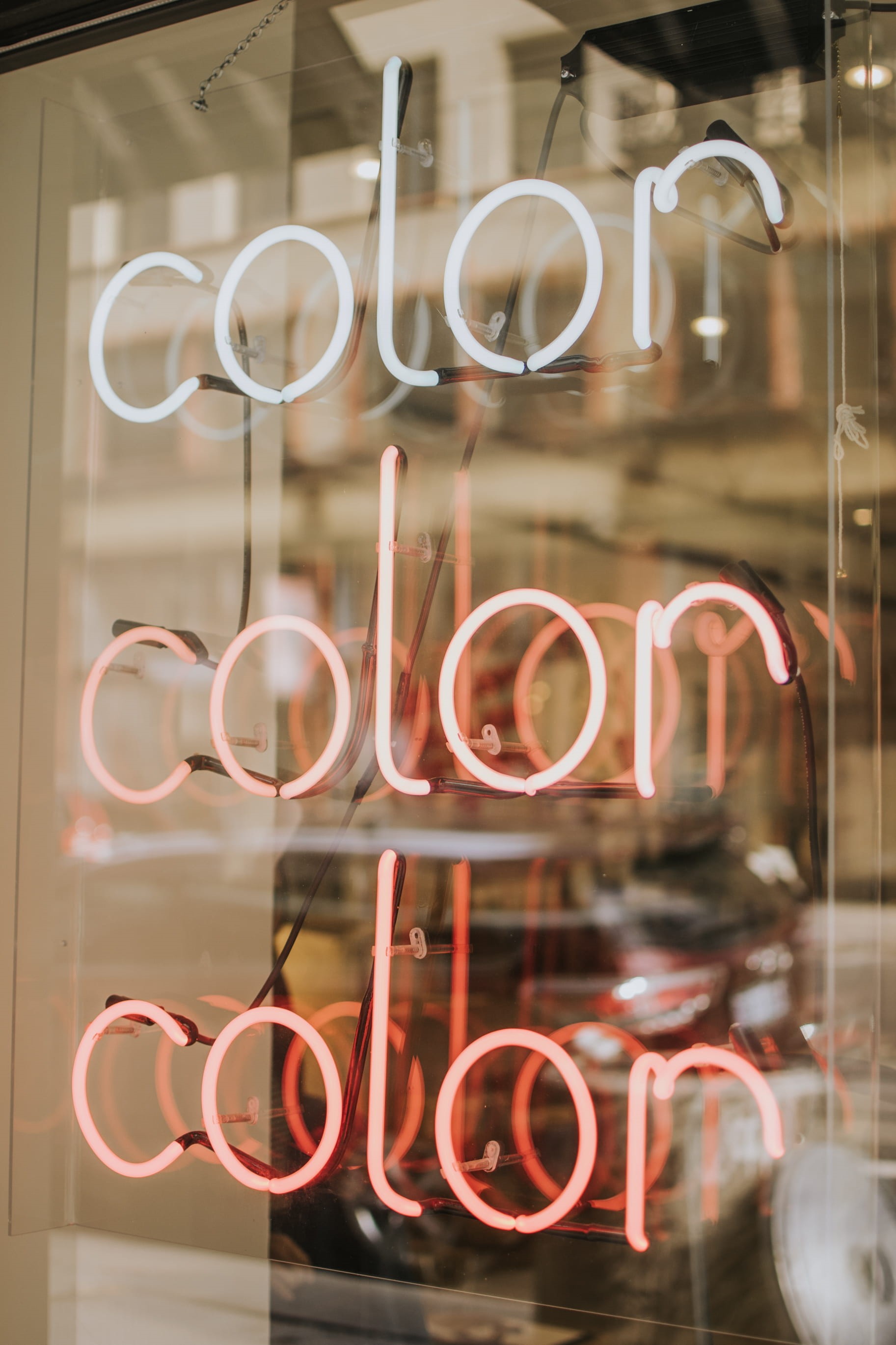 metal, indoors, close-up, transparent, clear, reflection, hanging, illuminated, neon, window, glowing, text, light, communication, white, business, glass - material, Phone HD Wallpaper